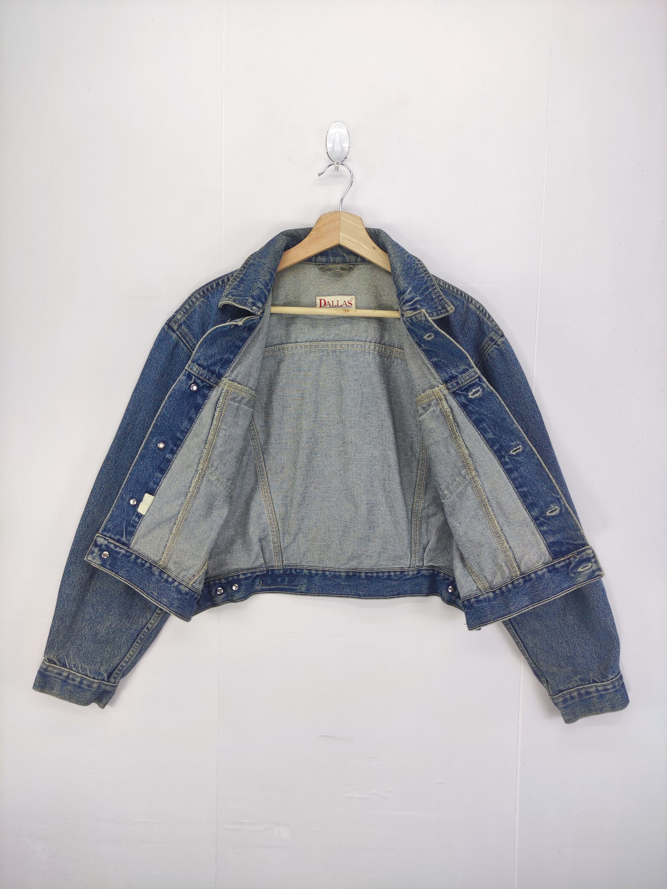 Denime Vintage Dallas Jeans Wear Denim Jacket Size M / US 6-8 / IT 42-44 - 4 Thumbnail