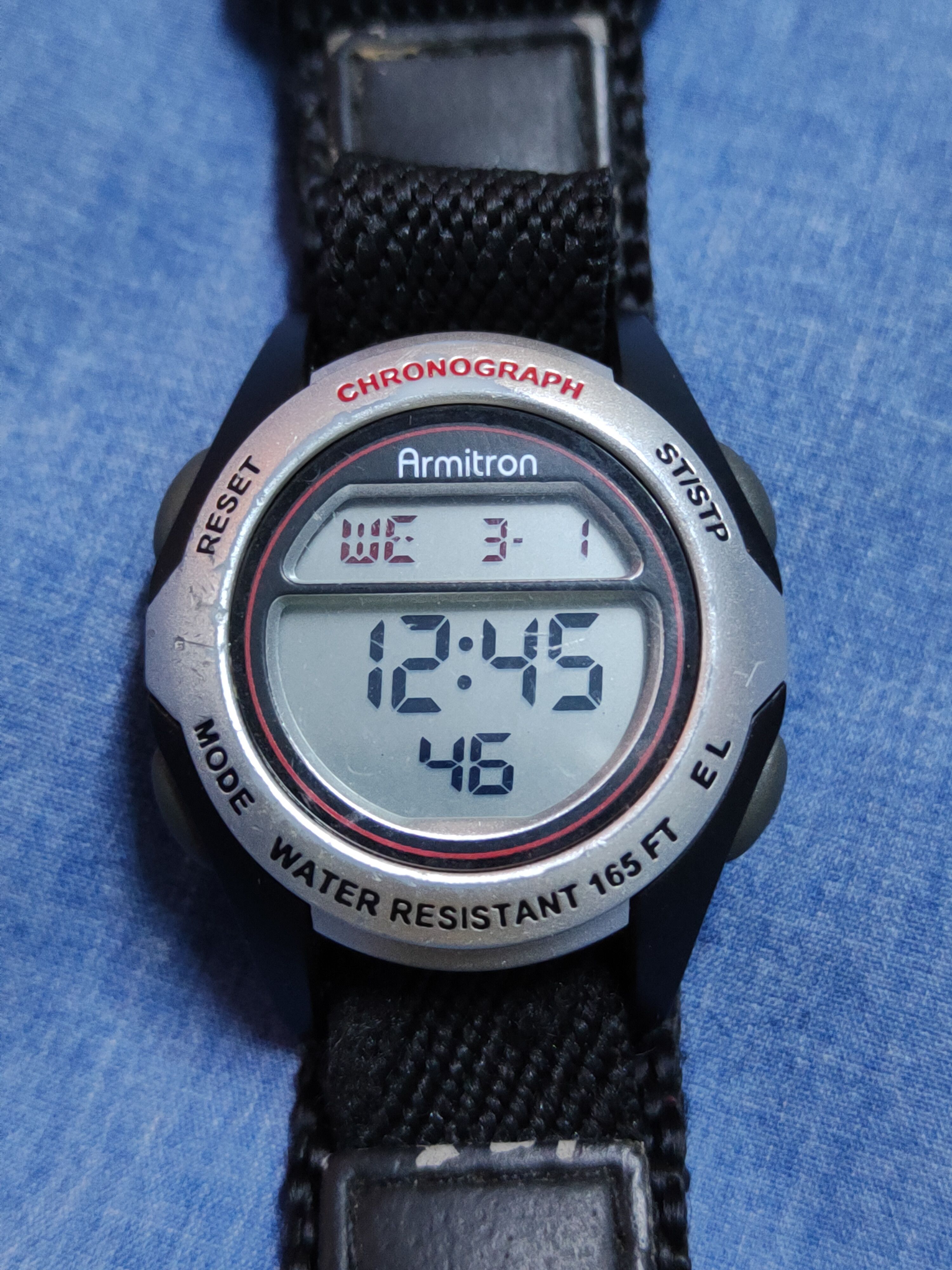 Vintage Armitron Digital Black vintage japan Sportwatch #J054S Size ONE SIZE - 7 Thumbnail