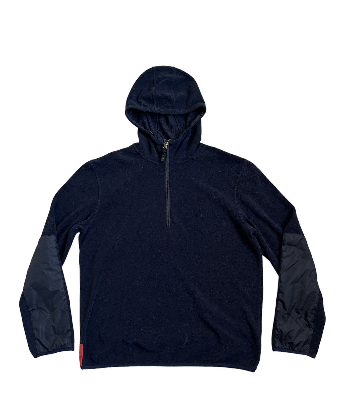 image of Prada Sport Aw99 Semi-Ninja Fleece Sweatshirt/pullover in Dark Navy, Men's (Size XL)