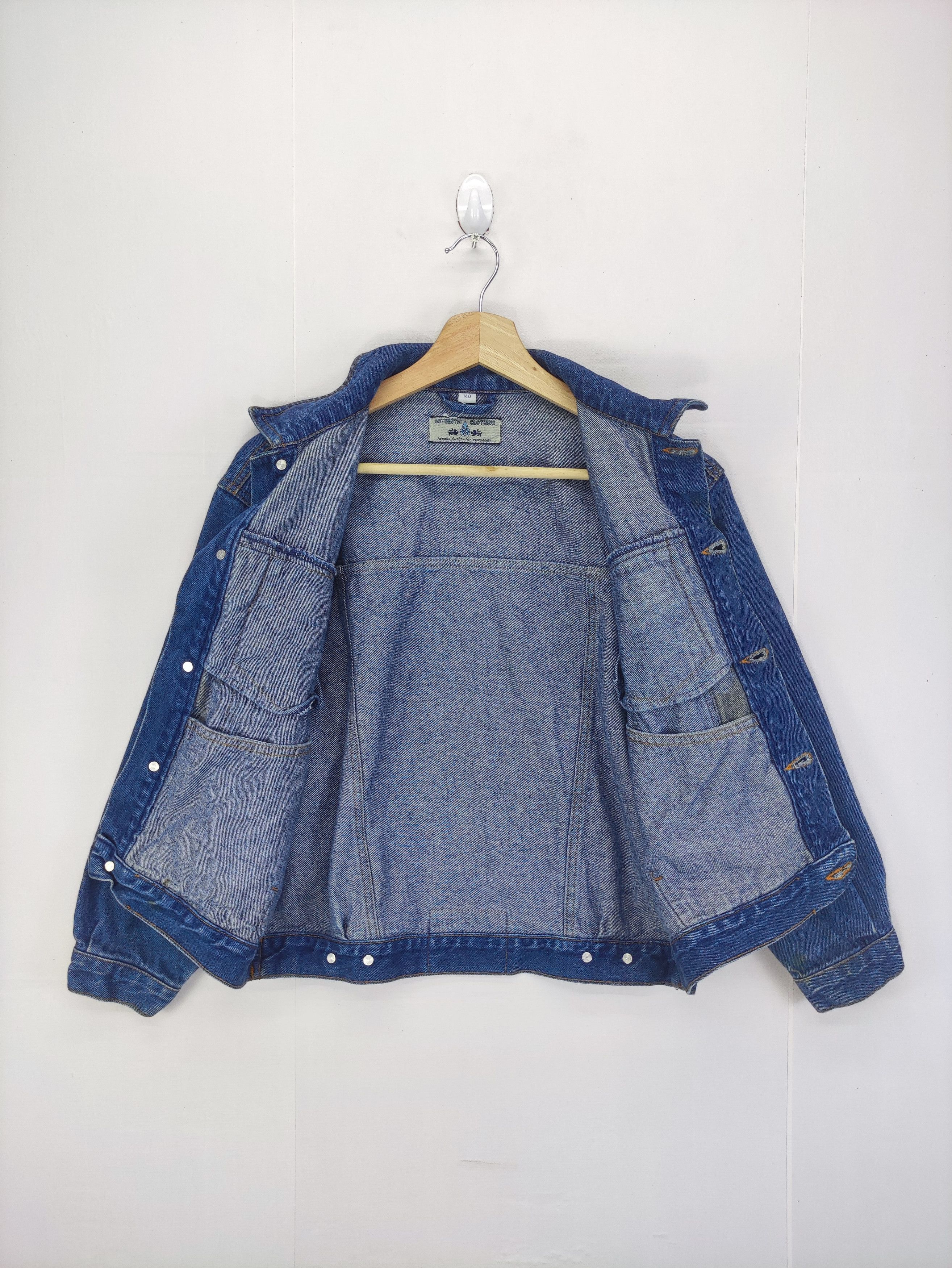 Denime Vintage Denim Jacket Unbrand Size S / US 4 / IT 40 - 6 Thumbnail