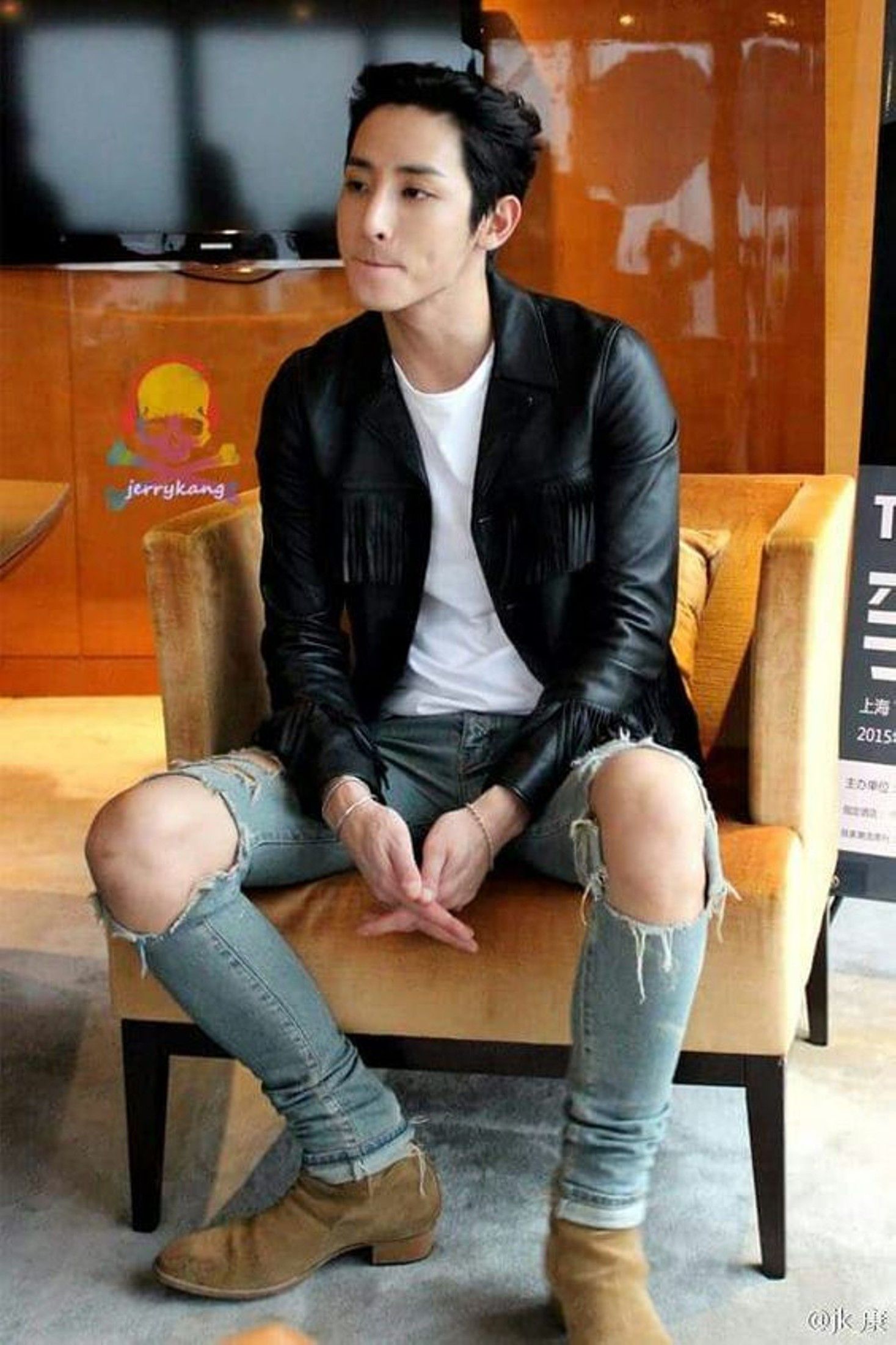 Hedi Slimane × Saint Laurent Paris NEW AW13 L12 CURTIS WESTERN FRINGED LAMBSKIN JACKET Size US M / EU 48-50 / 2 - 17 Thumbnail