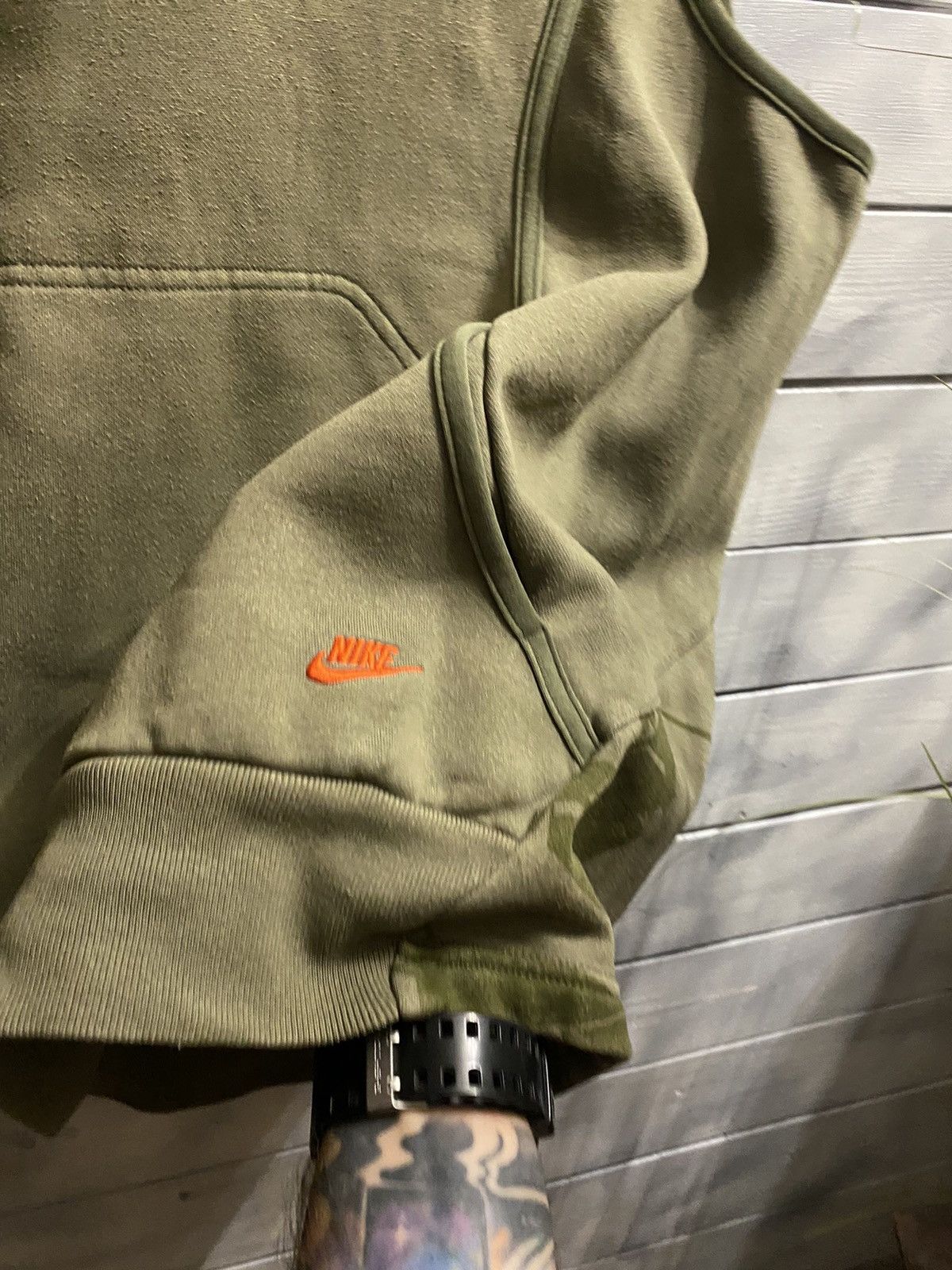 Nike Vintage Rare Vest Nike Y2K Streatwear Drill Swoosh. Size US L / EU 52-54 / 3 - 3 Thumbnail