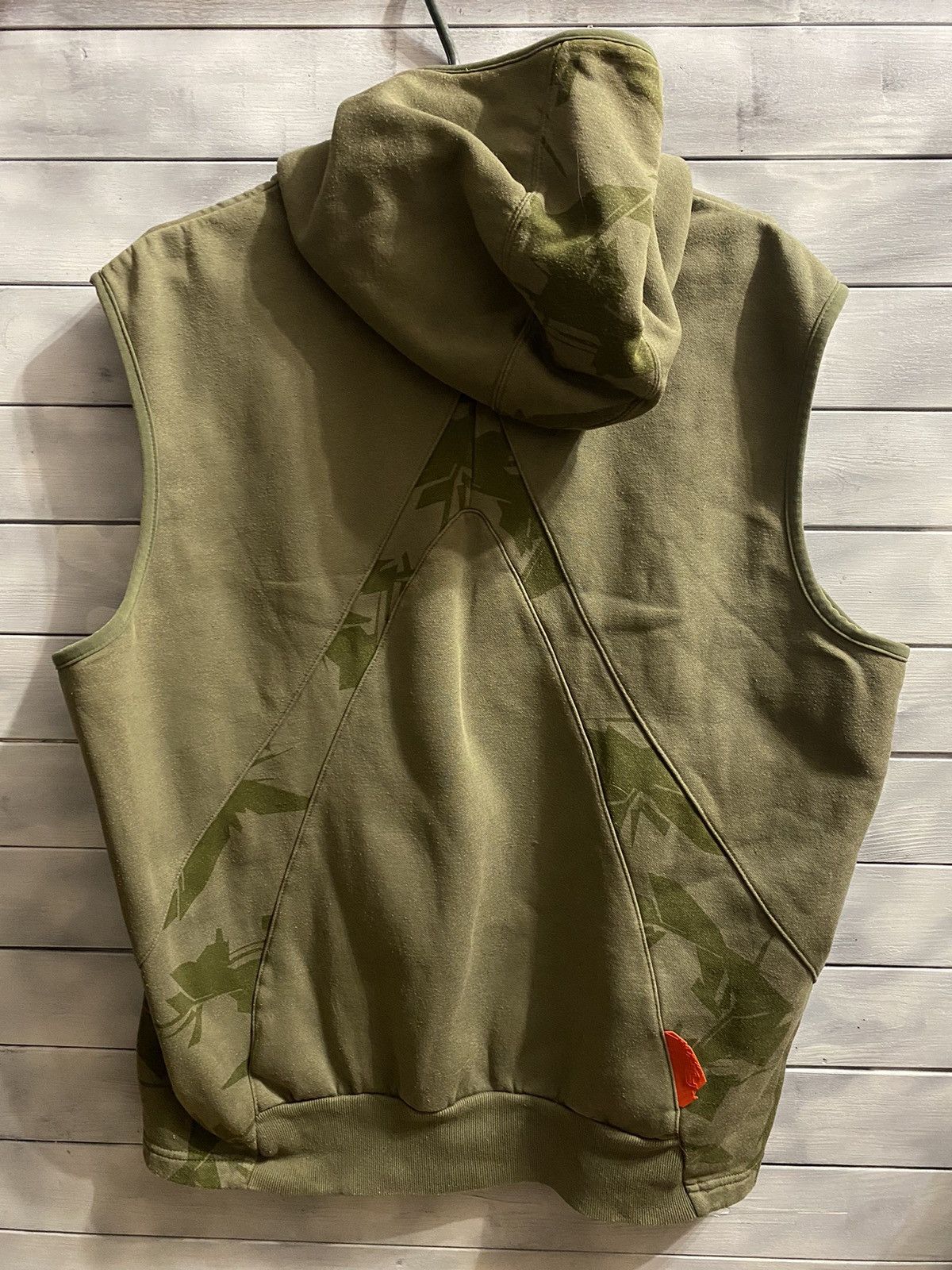 Nike Vintage Rare Vest Nike Y2K Streatwear Drill Swoosh. Size US L / EU 52-54 / 3 - 7 Thumbnail