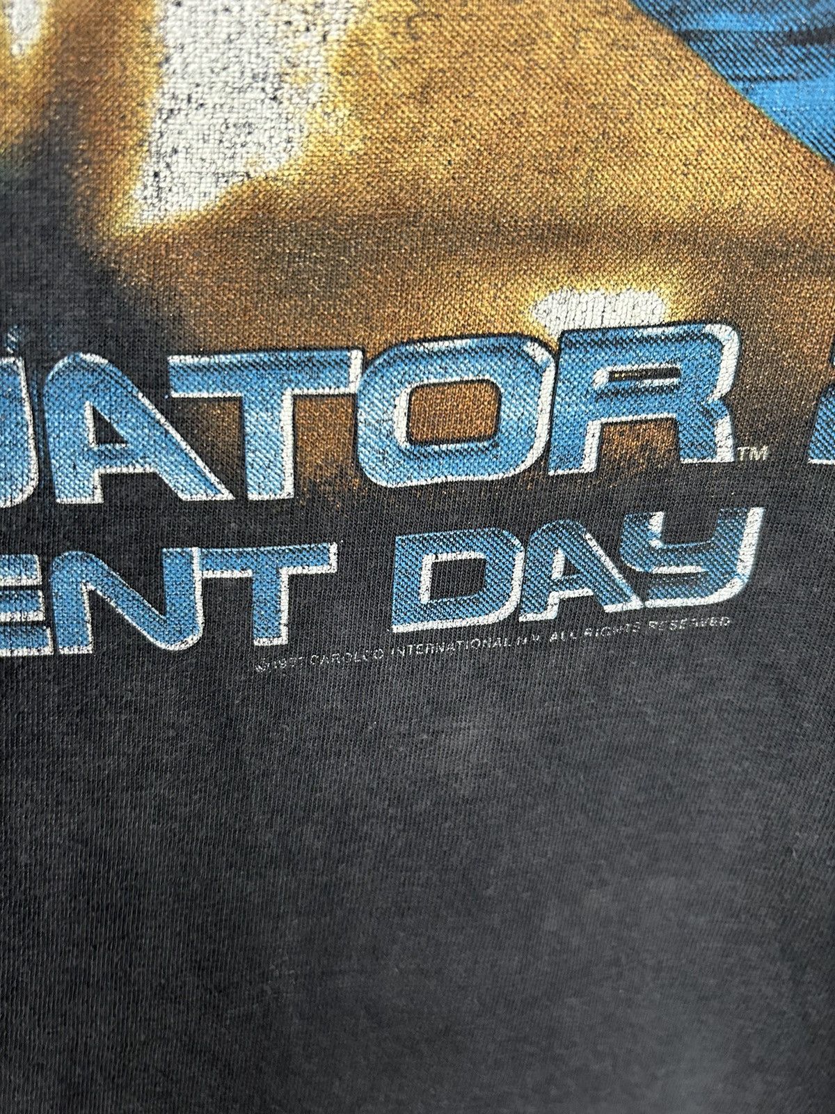 Vintage Vintage 1991 Terminator 2 Judgement Day Euro Tag Rare Movie Size US L / EU 52-54 / 3 - 6 Thumbnail