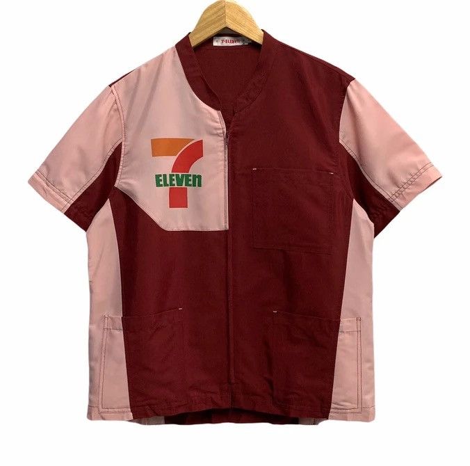 uniform experiment 🇯🇵 Vintage 90s 7-Eleven Uniform Workers Collection Shirts Size US M / EU 48-50 / 2 - 2 Thumbnail