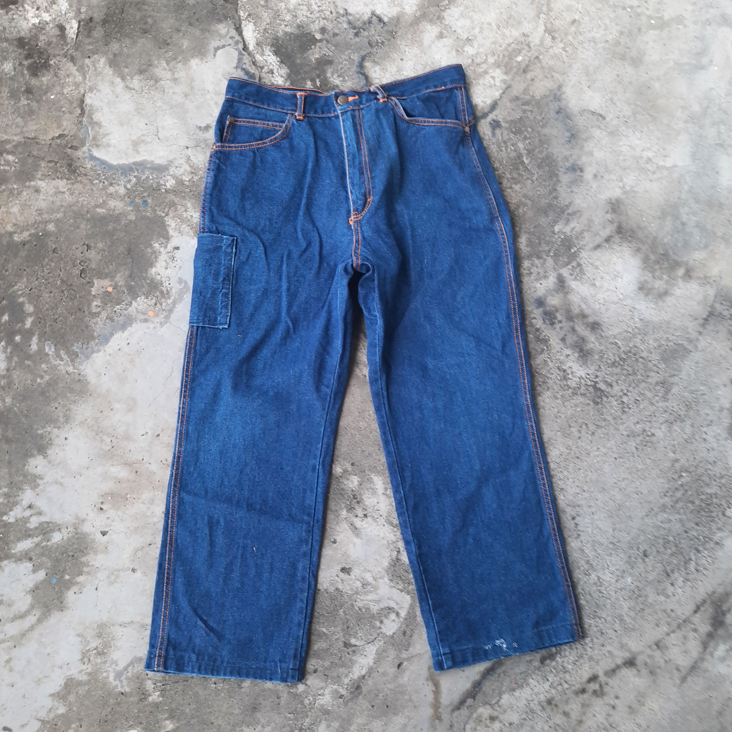 Japanese Brand Gitano Side Pocket Denim Size US 30 / EU 46 - 1 Thumbnail