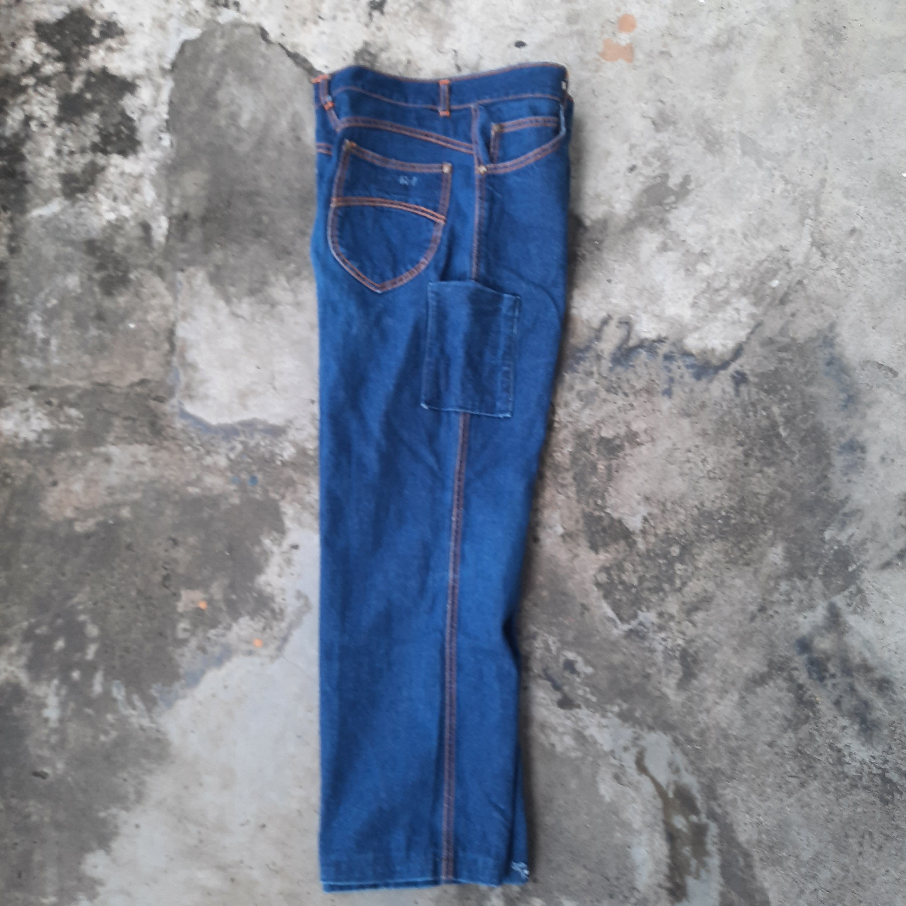Japanese Brand Gitano Side Pocket Denim Size US 30 / EU 46 - 3 Thumbnail