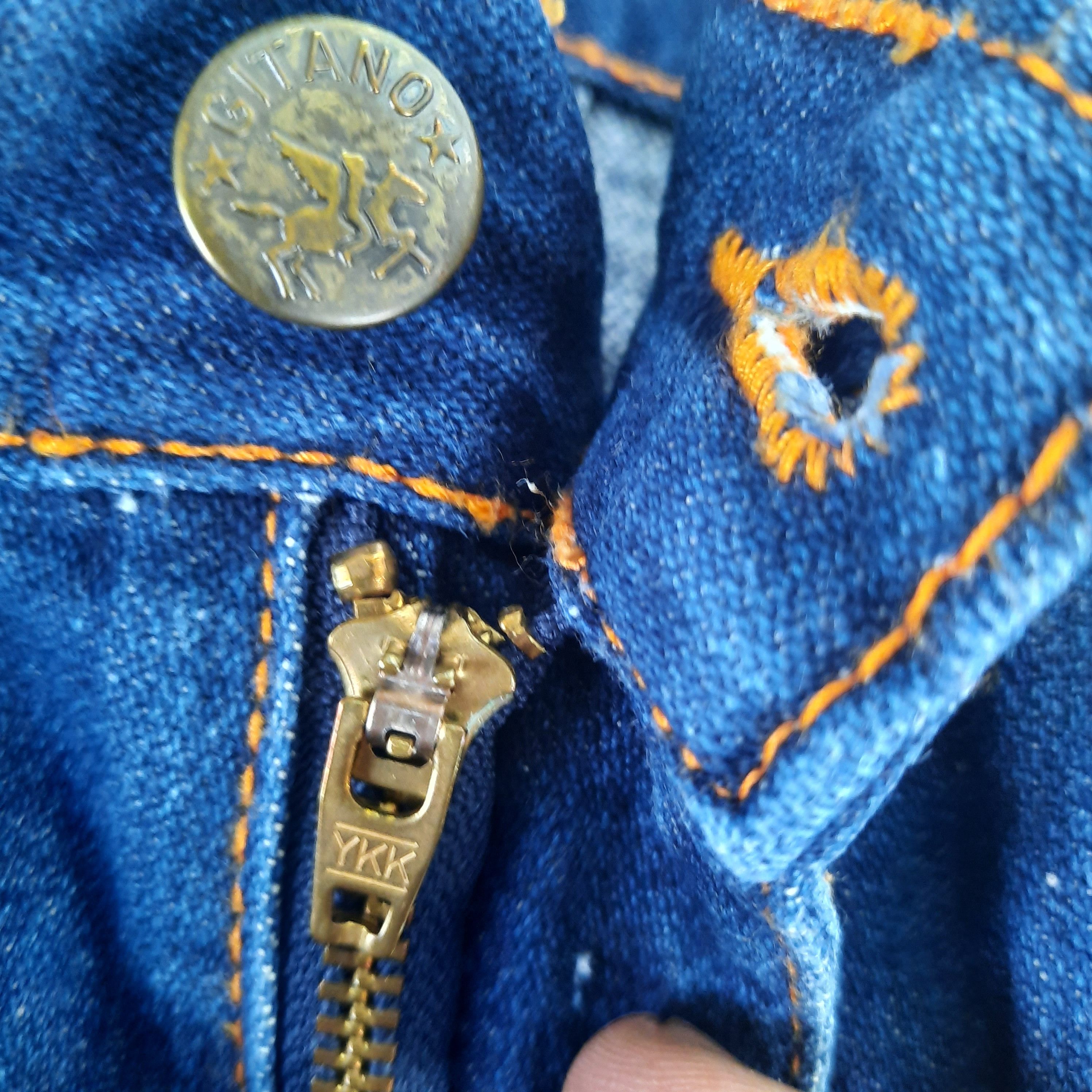 Japanese Brand Gitano Side Pocket Denim Size US 30 / EU 46 - 5 Thumbnail