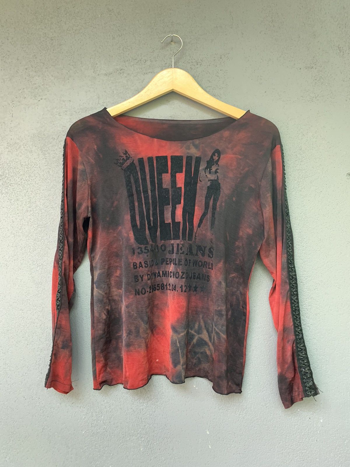 20471120 🖤BLACFRIDAY🖤Vintage mesh top queen red velvet Size S / US 4 / IT 40 - 1 Thumbnail