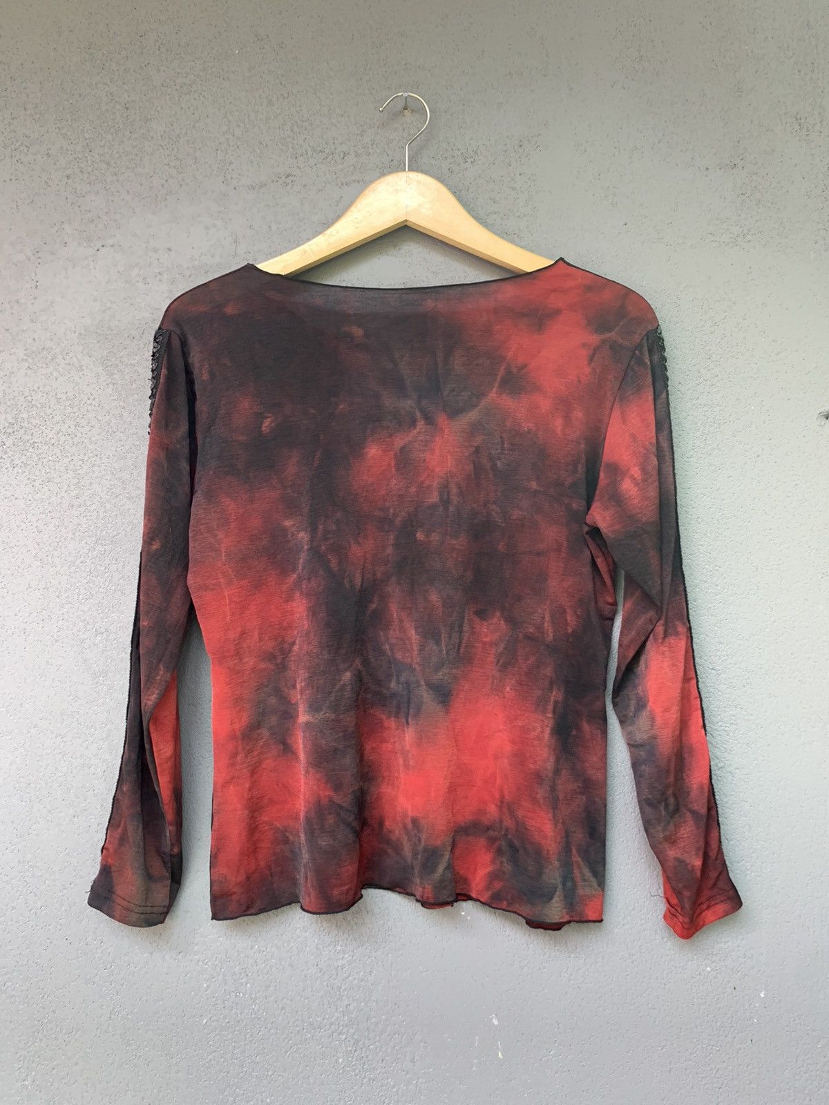 20471120 🖤BLACFRIDAY🖤Vintage mesh top queen red velvet Size S / US 4 / IT 40 - 2 Thumbnail