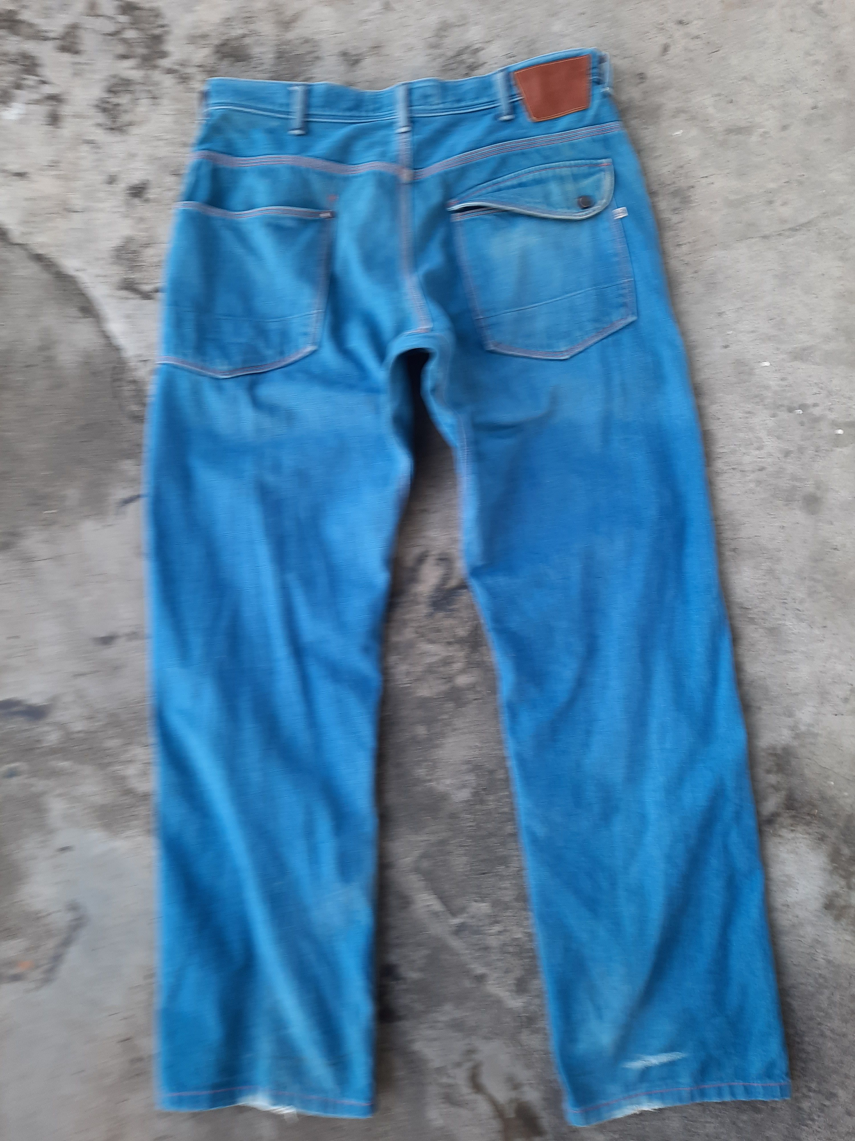 Japanese Brand Spellbound Superior Quality & Sewing Blue Jeans Size US 32 / EU 48 - 2 Thumbnail