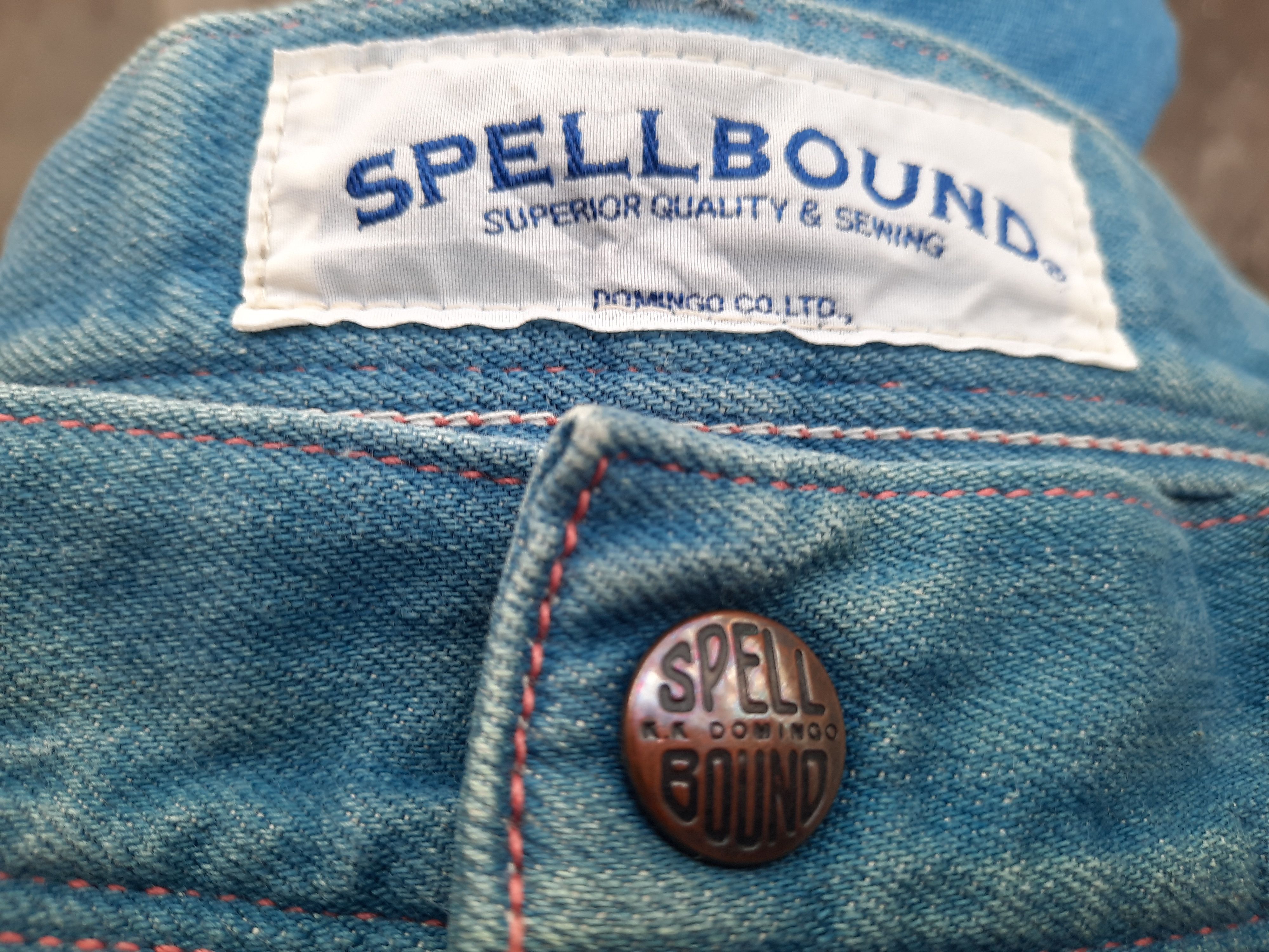Japanese Brand Spellbound Superior Quality & Sewing Blue Jeans Size US 32 / EU 48 - 6 Thumbnail
