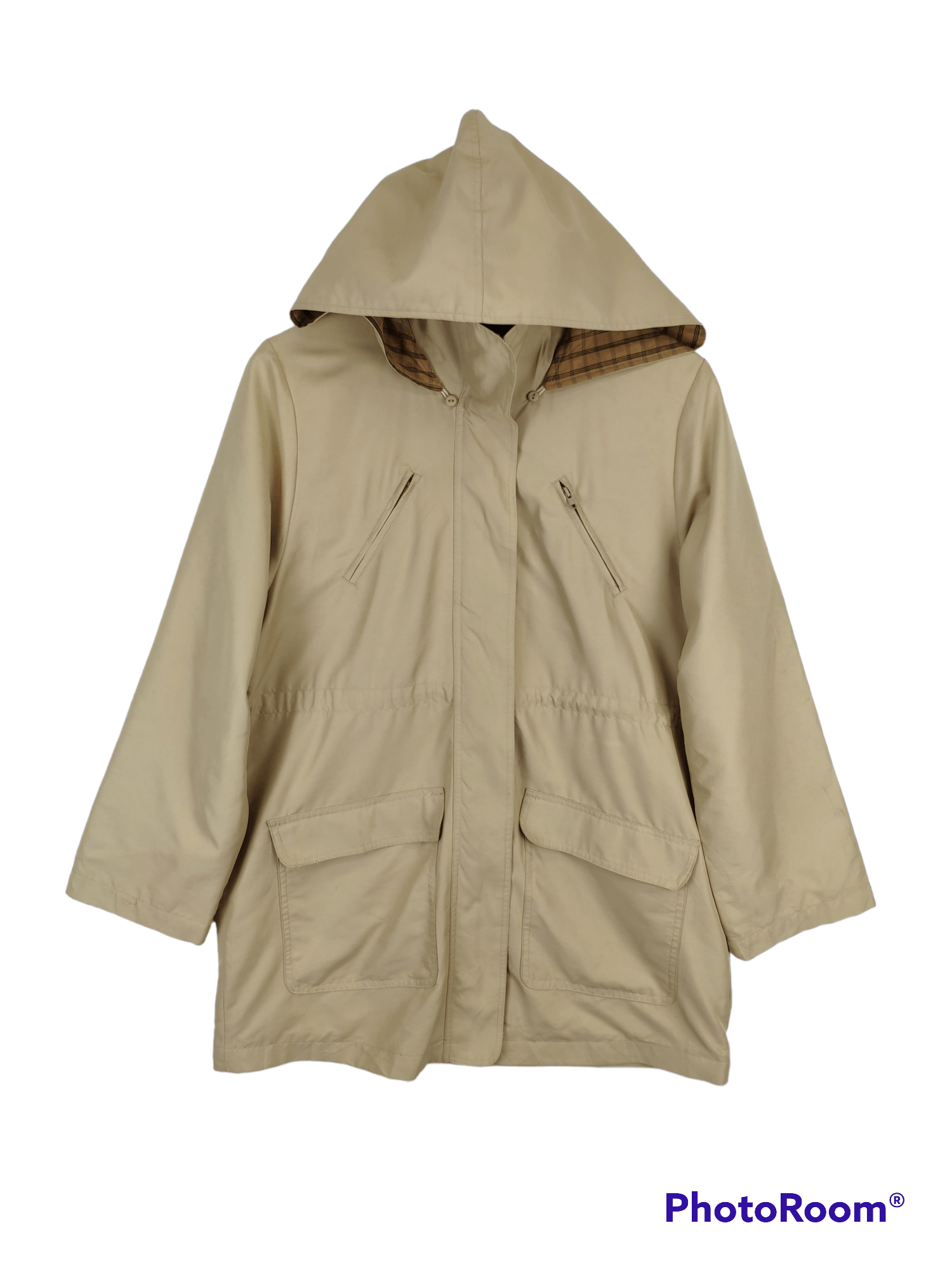 Vintage 1990s Hoodie Jacket Rain Coat by Rubia