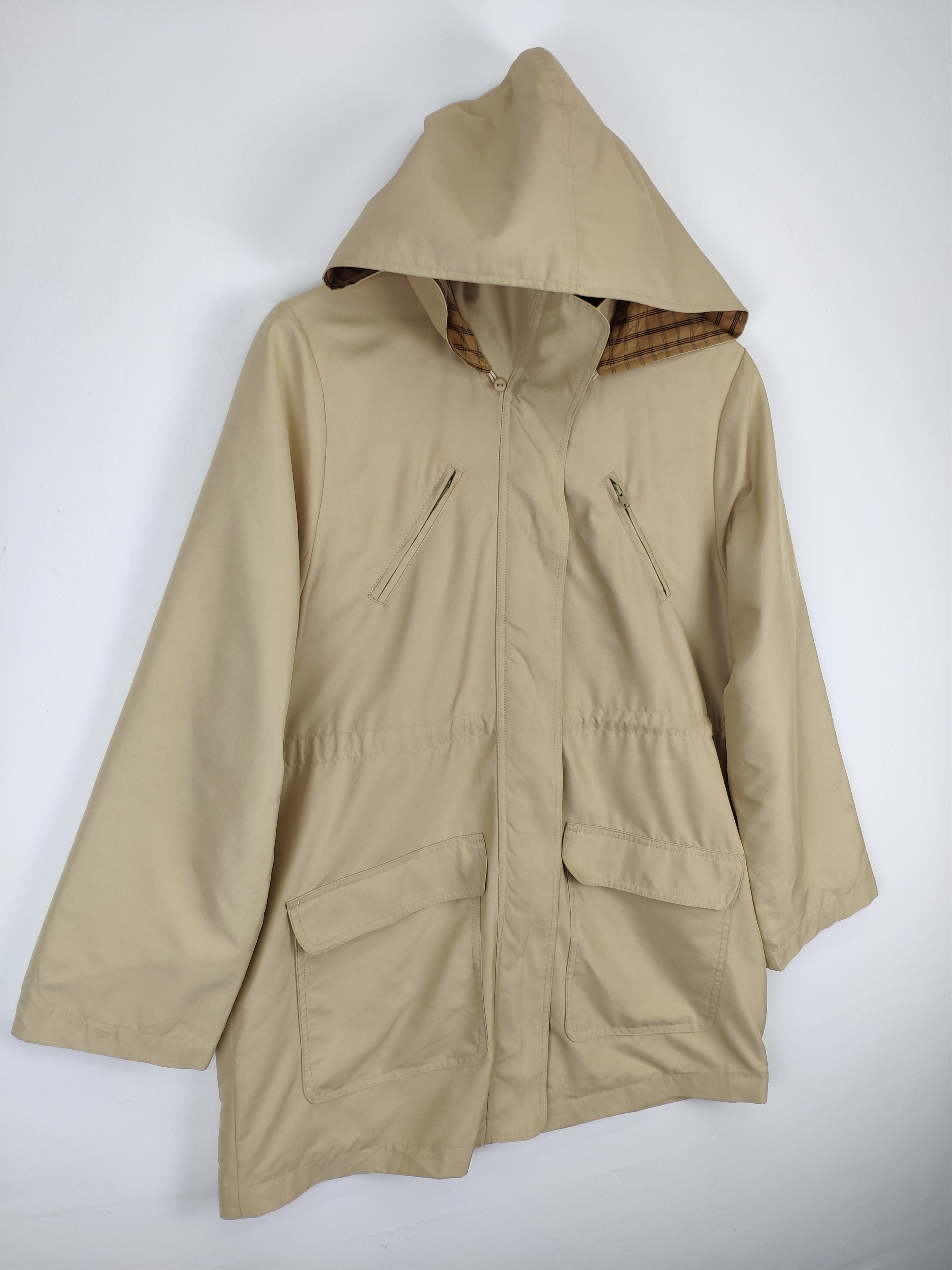 Designer × Japanese Brand Vintage 1990s Hoodie Jacket Rain Coat by Rubia Size US M / EU 48-50 / 2 - 3 Thumbnail