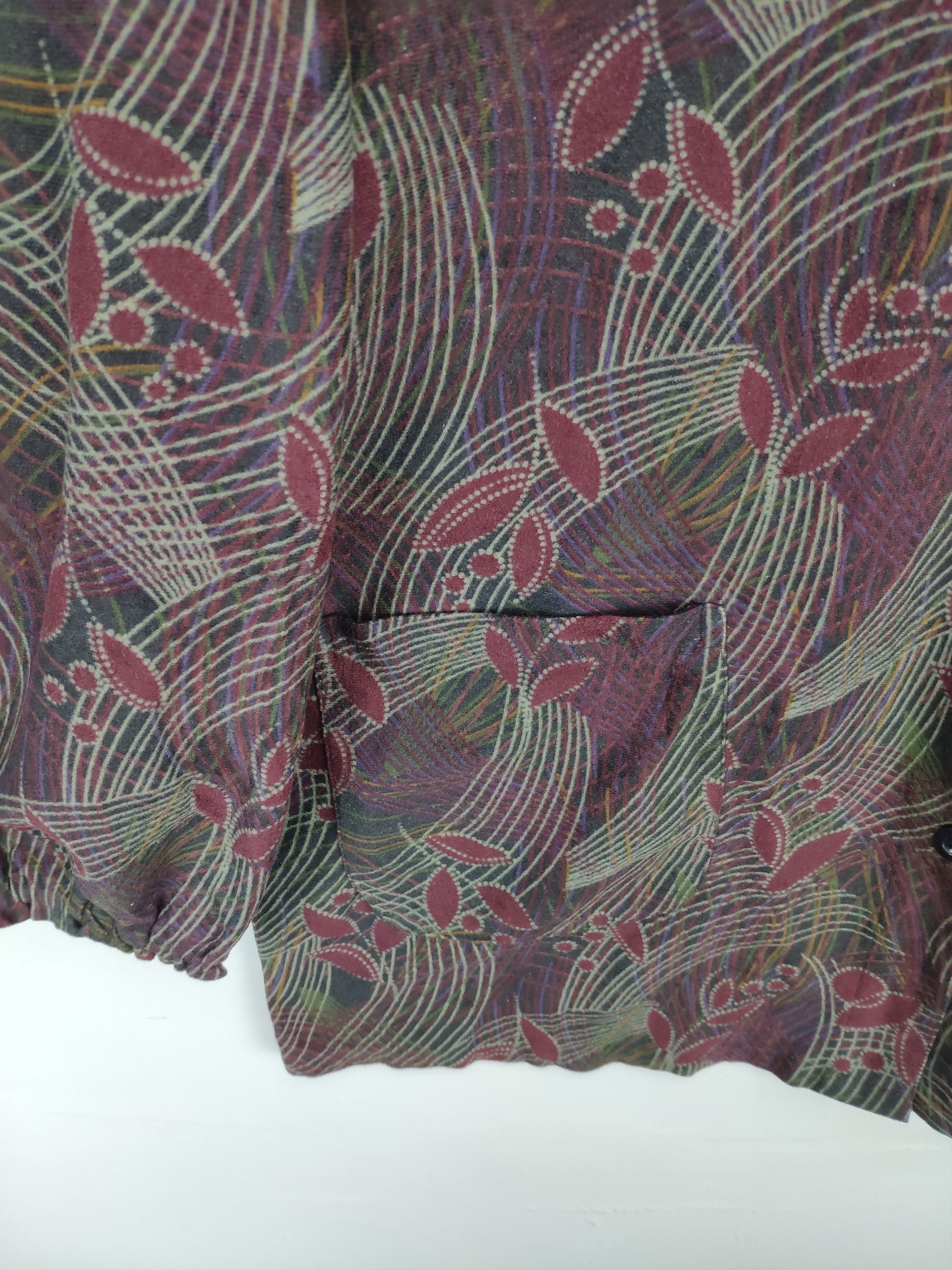 Japanese Brand × Vintage Vintage Cardigan Abstract Motif Printed Size M / US 6-8 / IT 42-44 - 7 Thumbnail