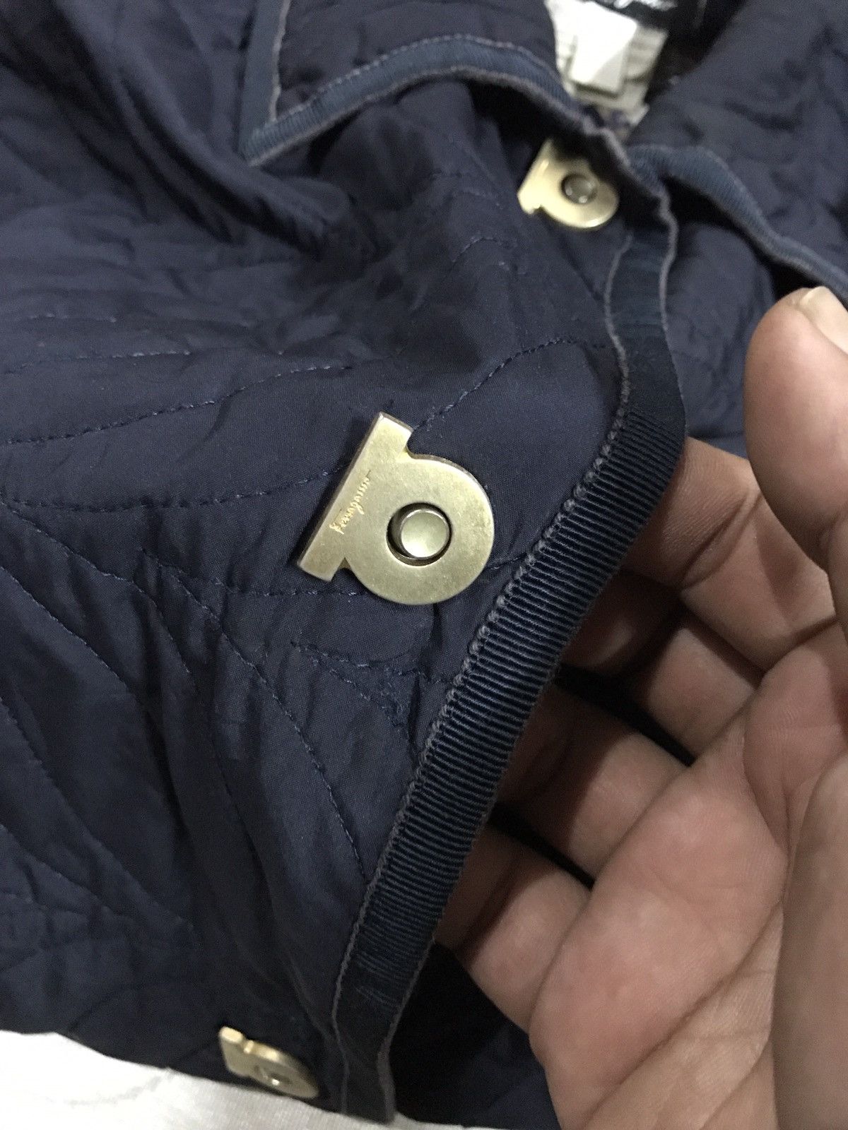 Salvatore Ferragamo Rare Vintage Salvatore Ferragamore Quilted jacket Size US M / EU 48-50 / 2 - 4 Thumbnail