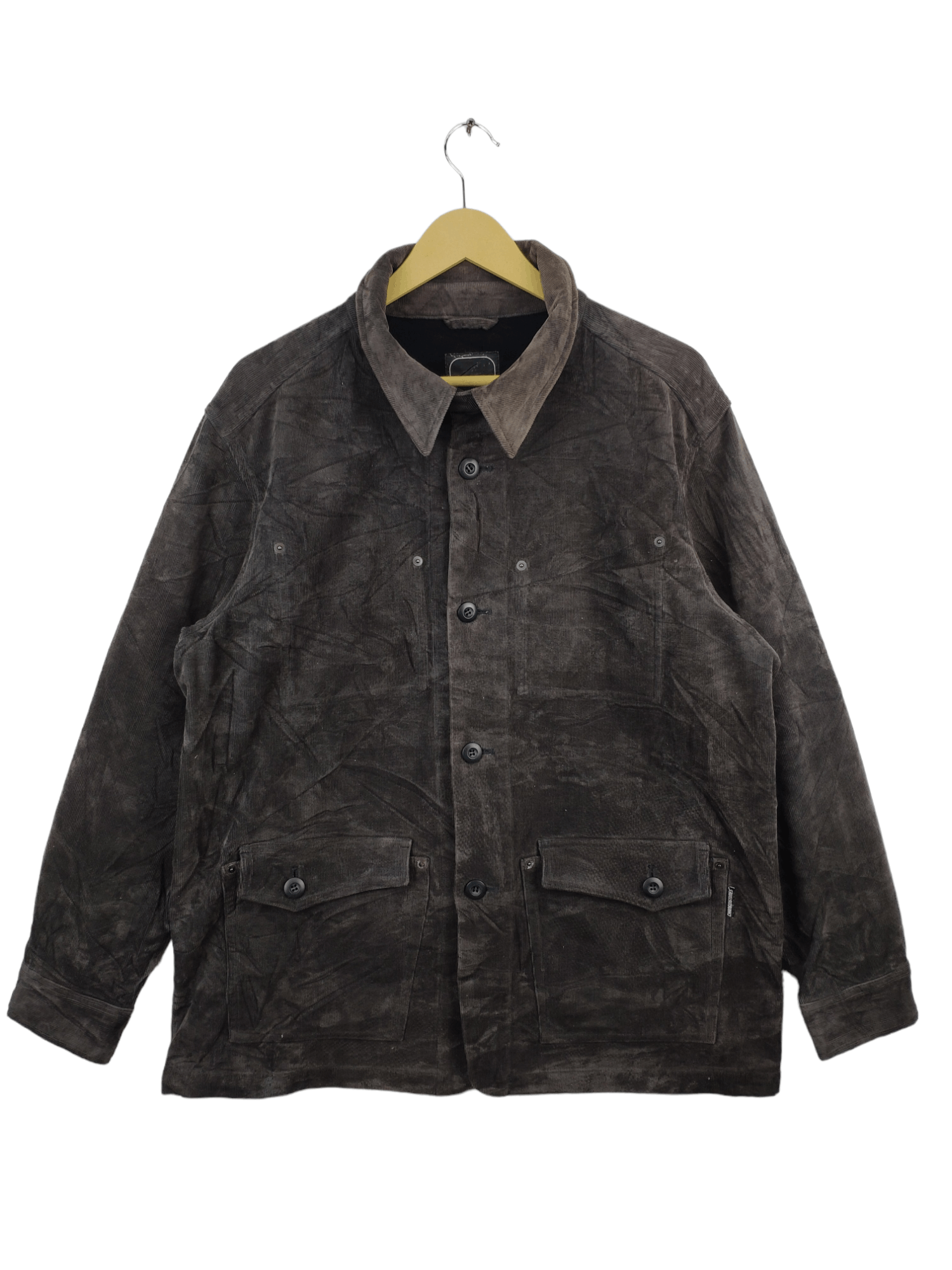 image of Archival Clothing x Corduroi Club Vintage Velvet Corduroy Jacket Travis Scott Style (Size Large)