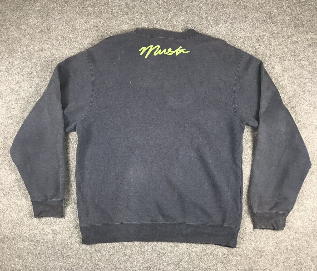 Band Tees × Japanese Brand × Vintage Vintage 90's big logo Musk sweatshirt Size US L / EU 52-54 / 3 - 2 Thumbnail