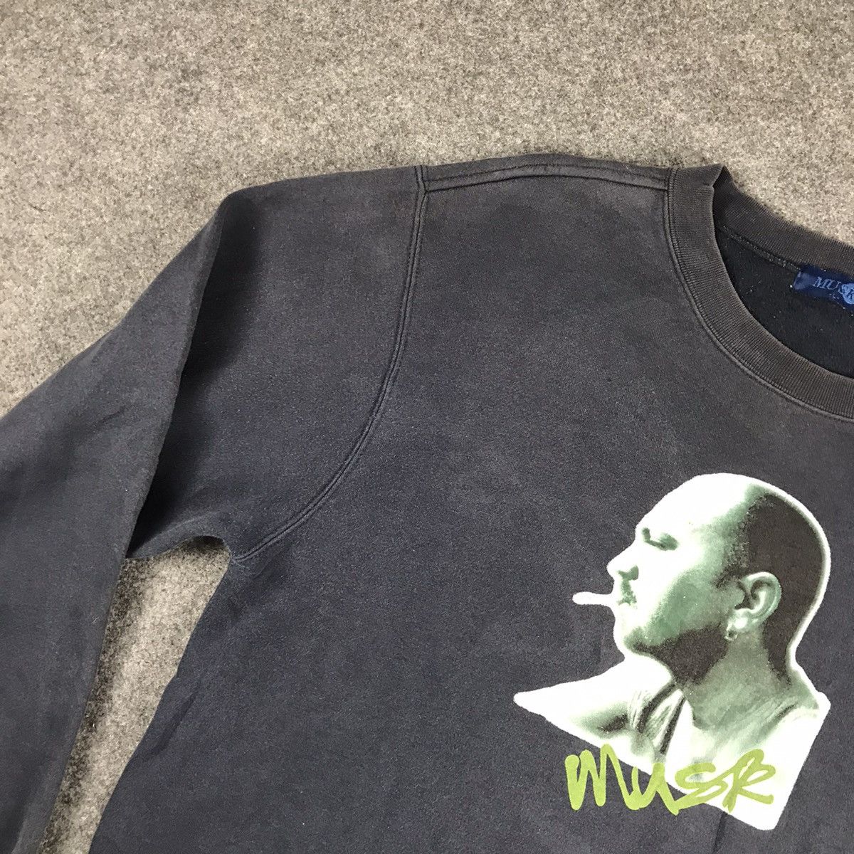 Band Tees × Japanese Brand × Vintage Vintage 90's big logo Musk sweatshirt Size US L / EU 52-54 / 3 - 10 Thumbnail