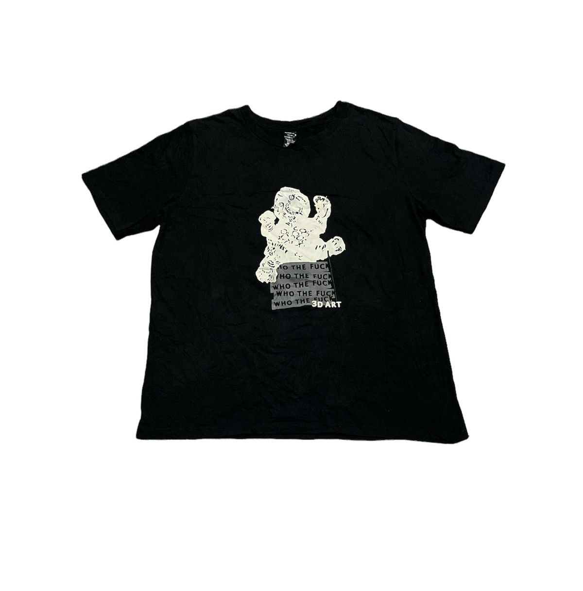 Japanese Brand Number Nine Who The Fuck Drawing By Minoru Hiratani Size US L / EU 52-54 / 3 - 1 Thumbnail