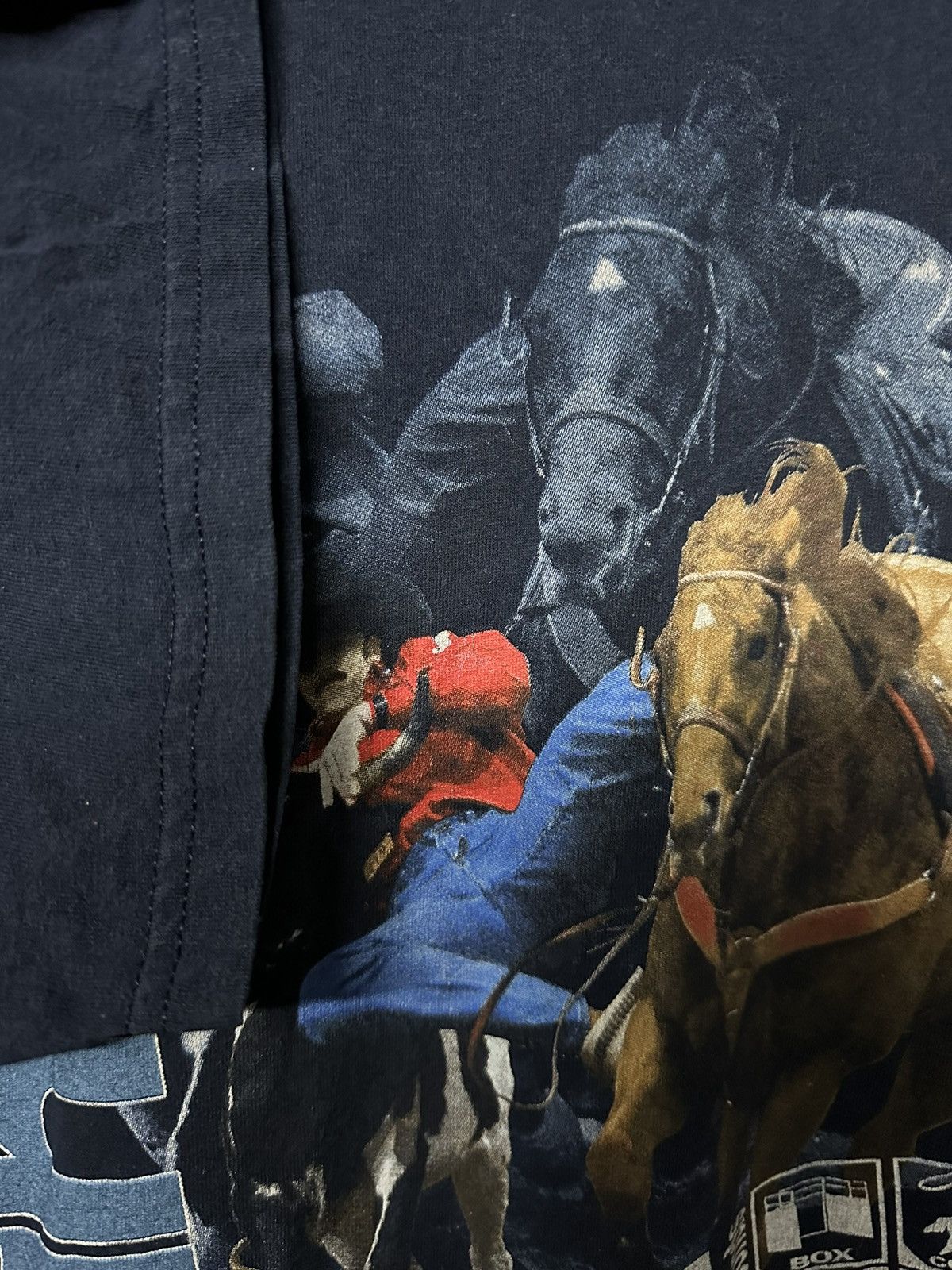 Marlboro Vintage Wrangler Cowboy Man Takedown Tee Size US XL / EU 56 / 4 - 6 Thumbnail