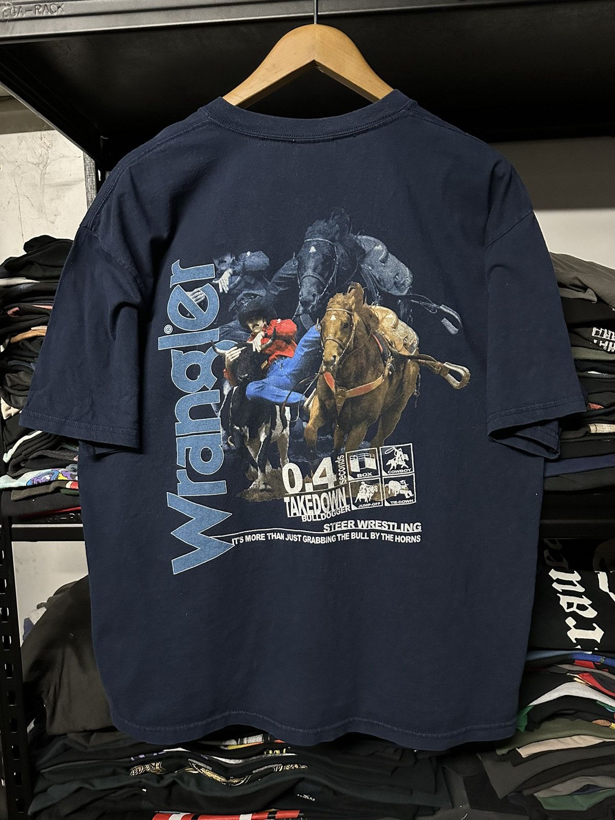 Marlboro Vintage Wrangler Cowboy Man Takedown Tee Size US XL / EU 56 / 4 - 1 Thumbnail