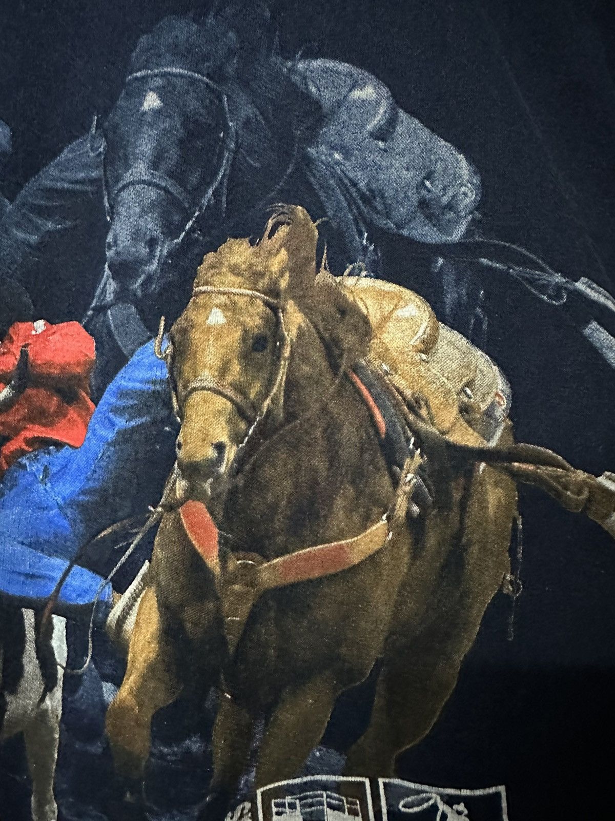 Marlboro Vintage Wrangler Cowboy Man Takedown Tee Size US XL / EU 56 / 4 - 5 Thumbnail