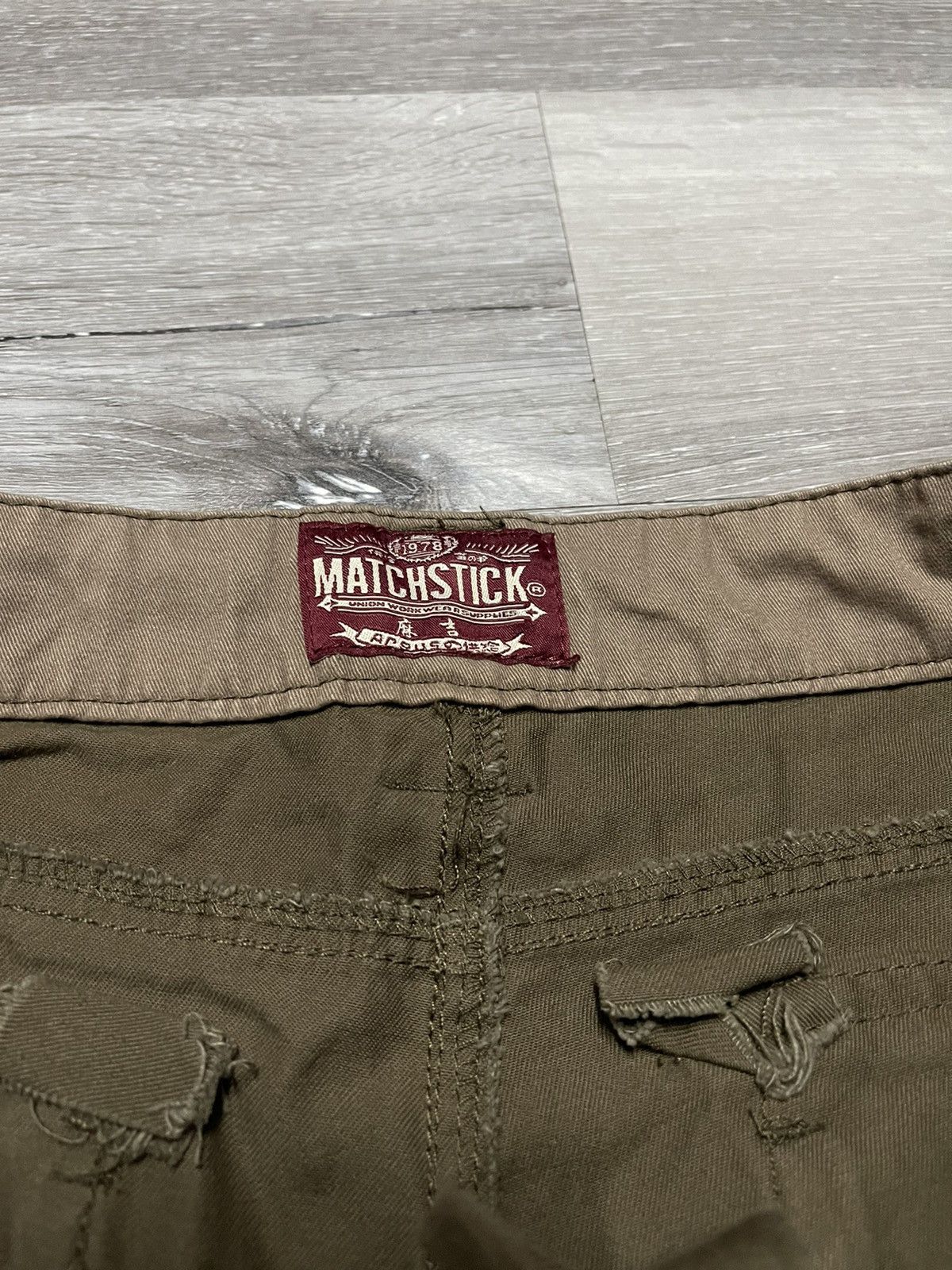 Japanese Brand × Vintage Vintage Matchstick Union Work Wear Cargo Pants Size US 30 / EU 46 - 10 Thumbnail