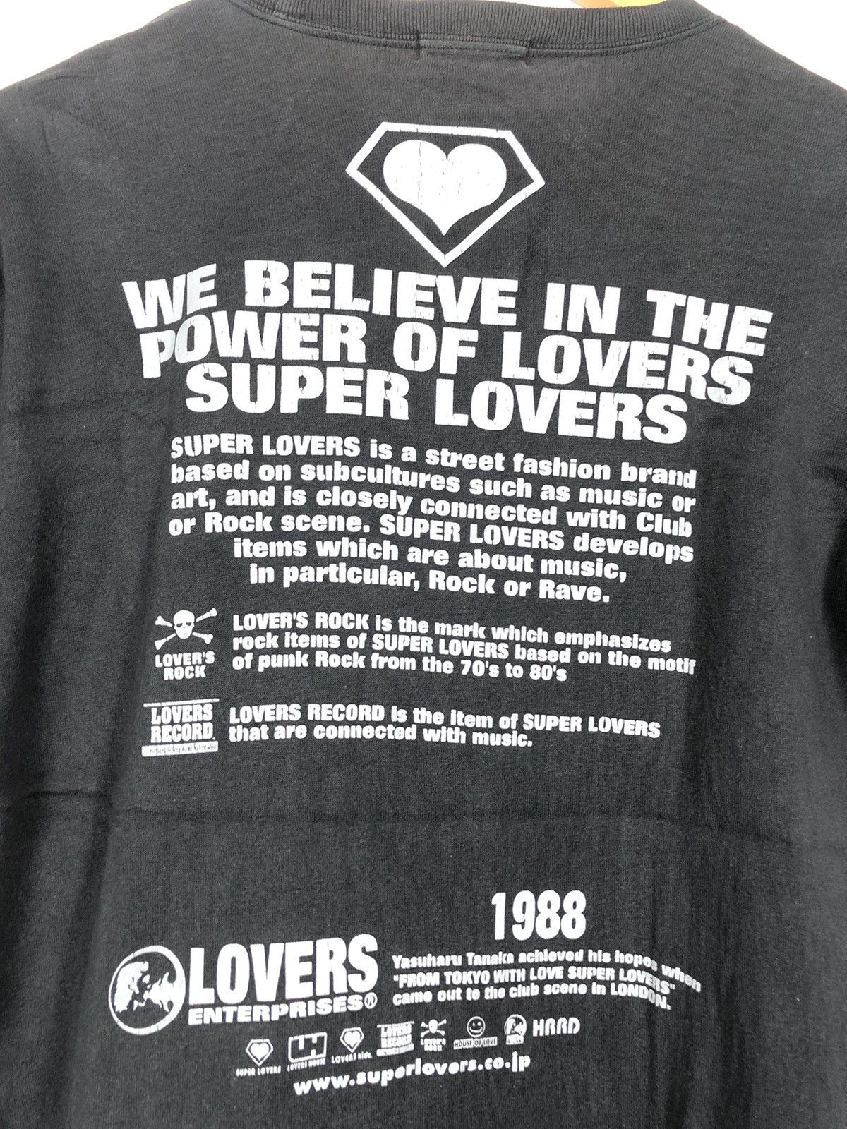 Japanese Brand Vintage Super Lovers Love Is The Message Size US M / EU 48-50 / 2 - 6 Thumbnail