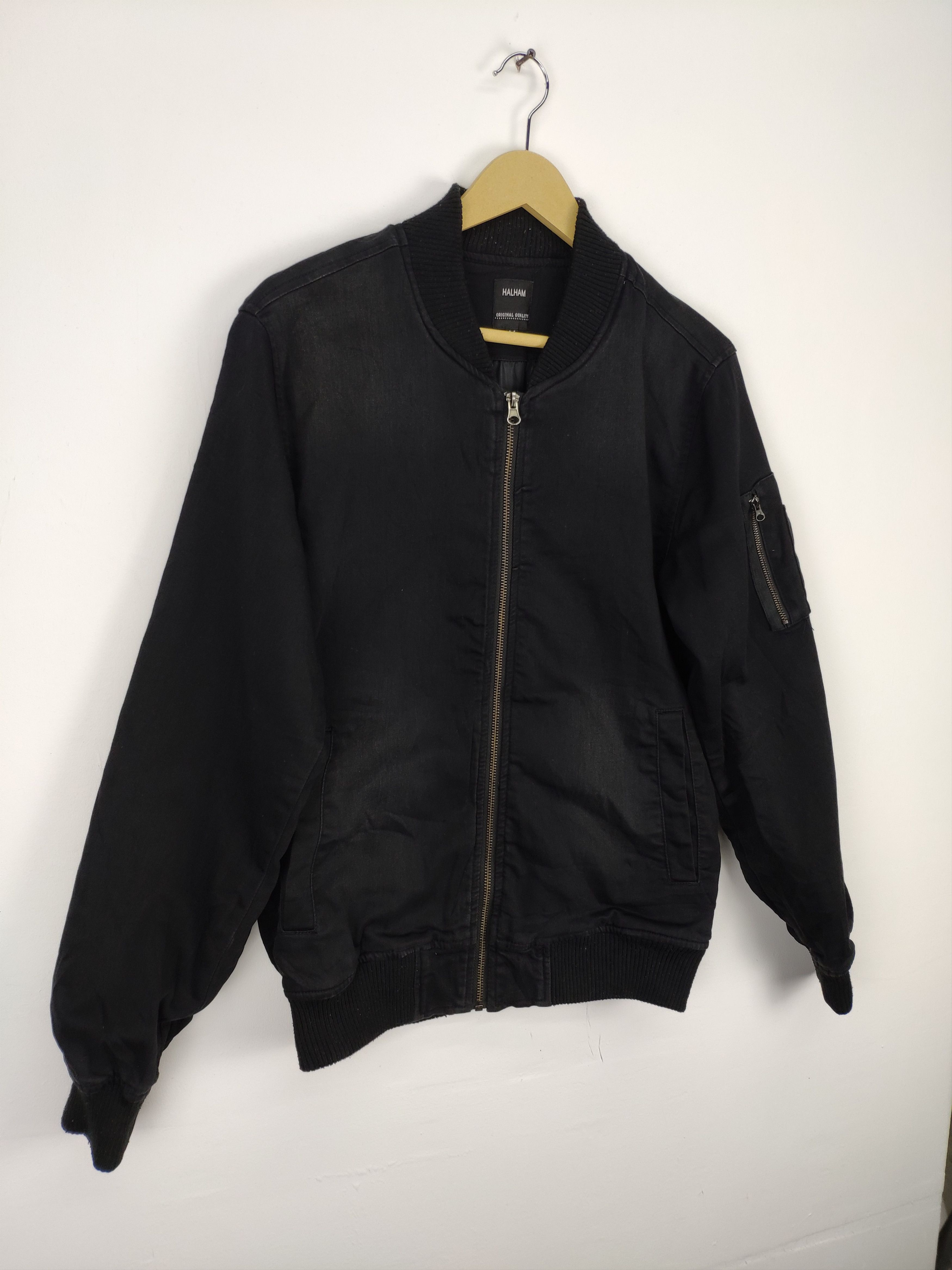 Vintage Vintage Alpha Industries Bomber Jacket Style by Halham Size US M / EU 48-50 / 2 - 3 Thumbnail