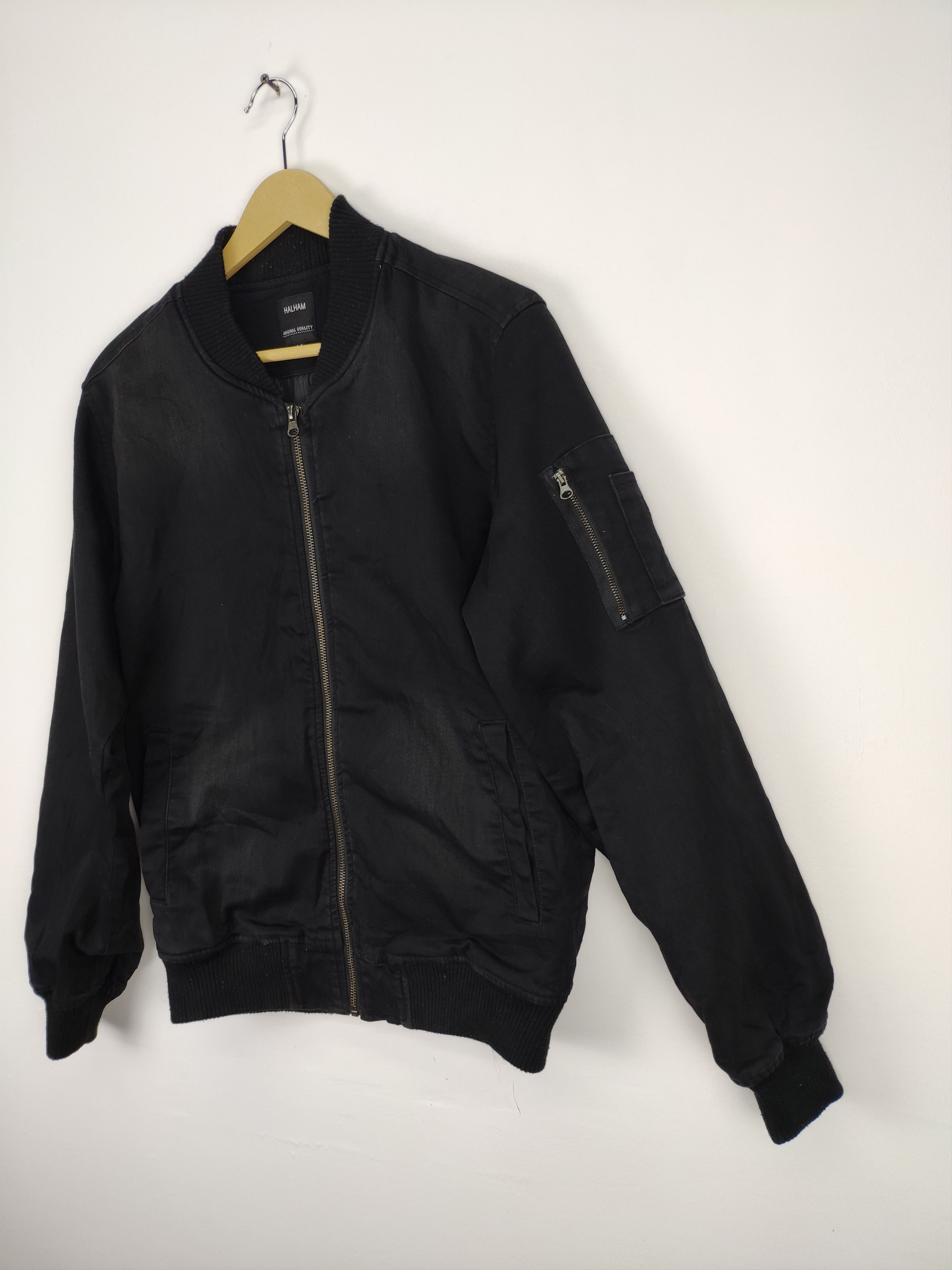 Vintage Vintage Alpha Industries Bomber Jacket Style by Halham Size US M / EU 48-50 / 2 - 2 Thumbnail