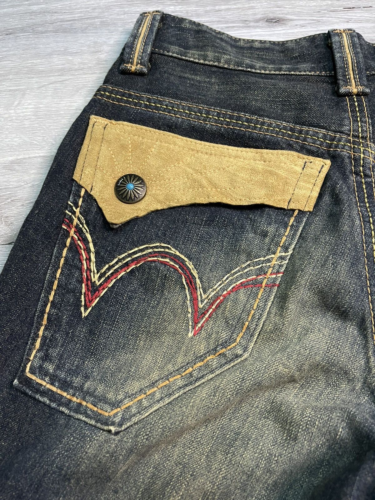 Edwin × Japanese Brand × Vintage Vintage Exclusive Jeans Edwin Navajo Made In Japan Size US 29 - 3 Thumbnail