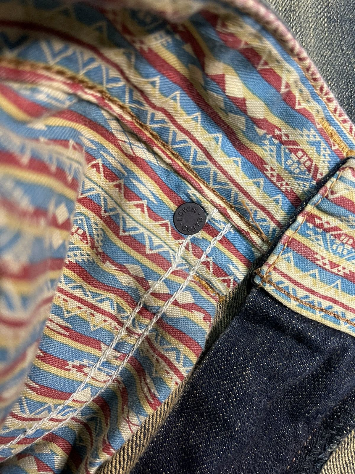 Edwin × Japanese Brand × Vintage Vintage Exclusive Jeans Edwin Navajo Made In Japan Size US 29 - 8 Thumbnail