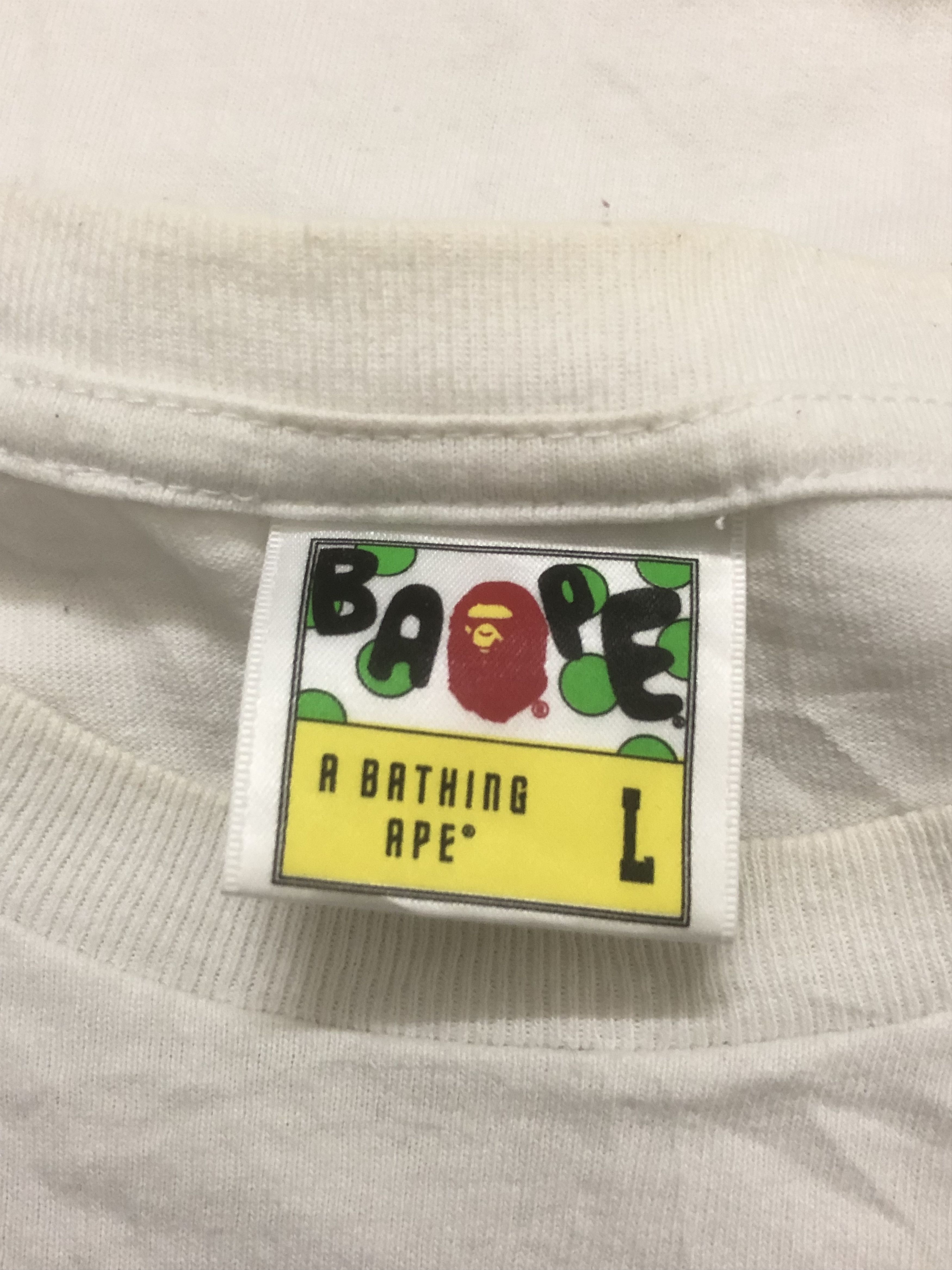 Bape Milo All Animals Bape Sta Tee Size US L / EU 52-54 / 3 - 4 Thumbnail