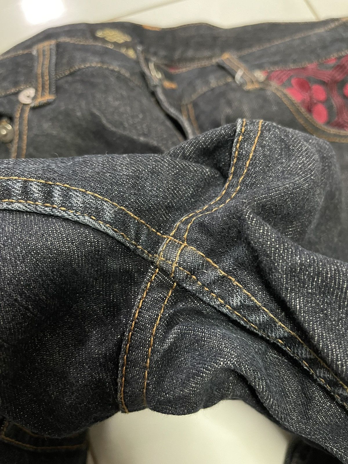 Japanese Brand × Vintage Vintage Japanese Art Design Jeans Size US 33 - 8 Thumbnail