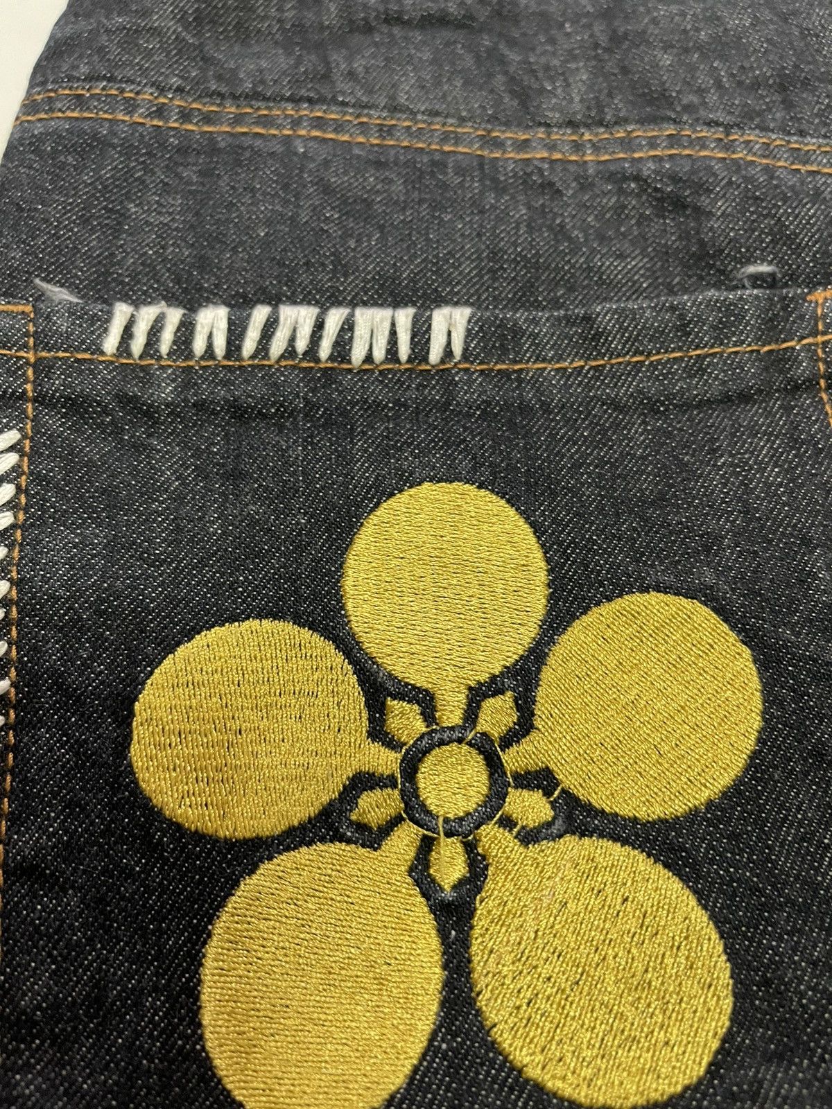 Japanese Brand × Vintage Vintage Japanese Art Design Jeans Size US 33 - 4 Thumbnail
