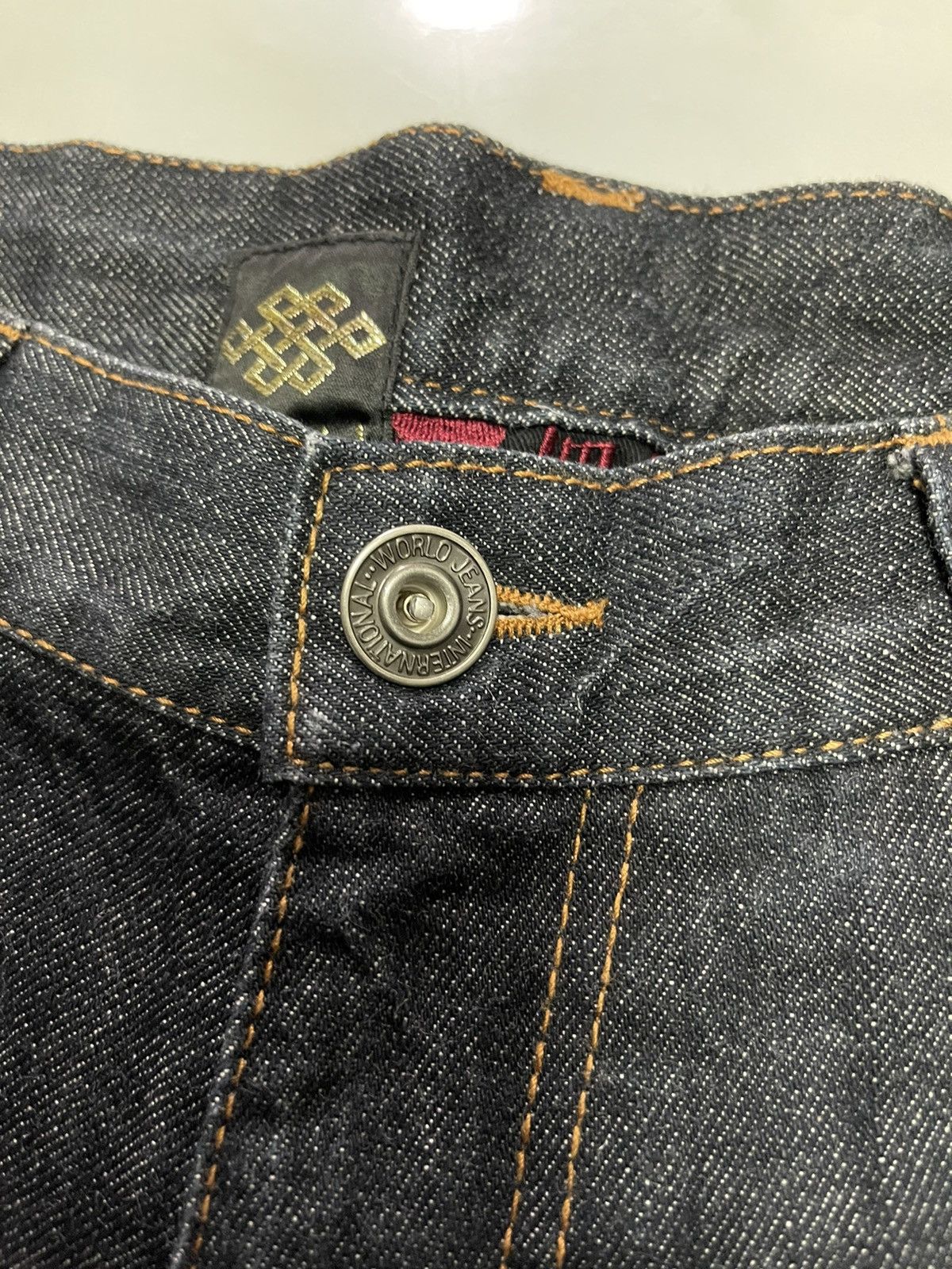 Japanese Brand × Vintage Vintage Japanese Art Design Jeans Size US 33 - 10 Thumbnail