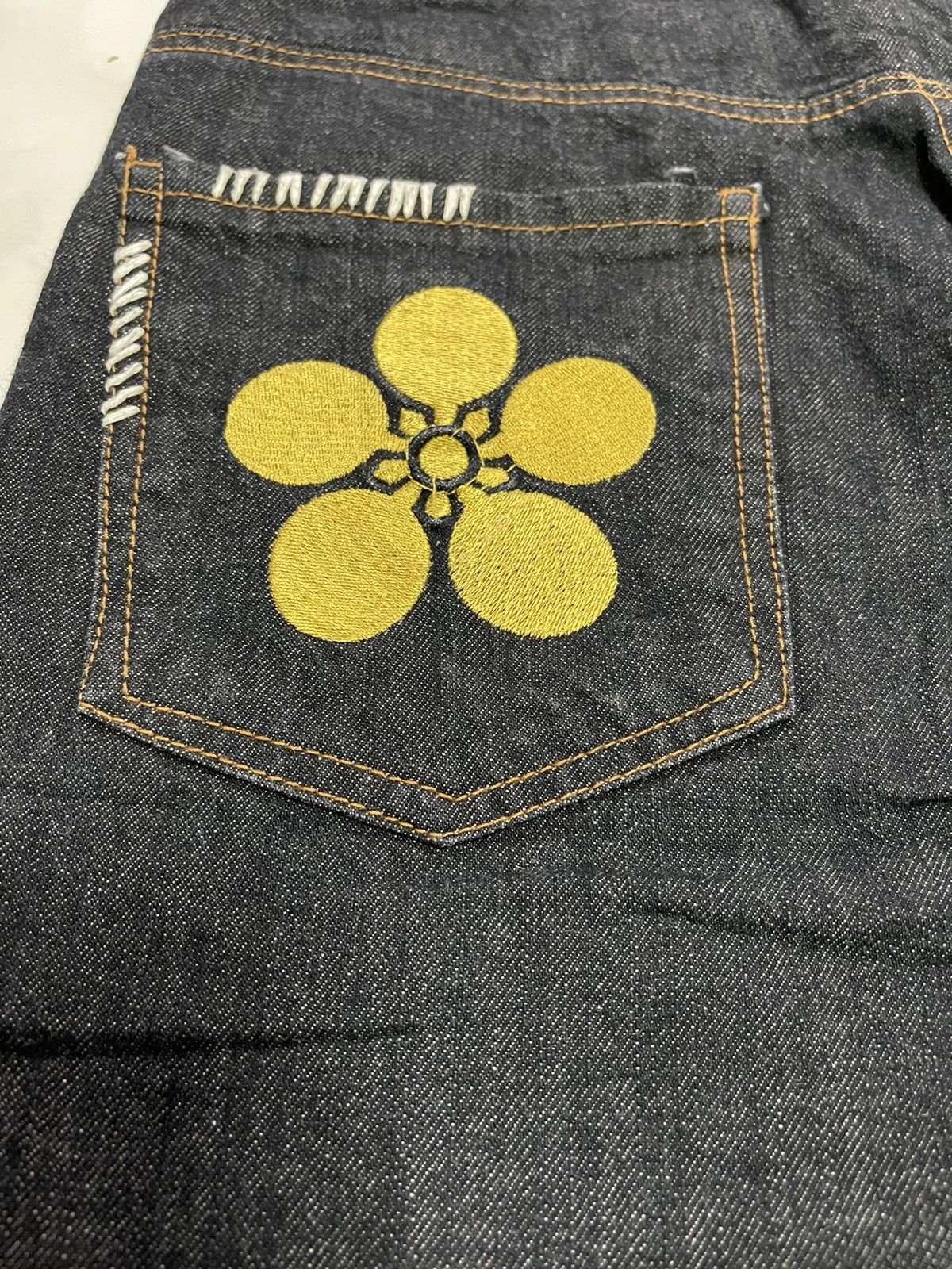 Japanese Brand × Vintage Vintage Japanese Art Design Jeans Size US 33 - 3 Thumbnail