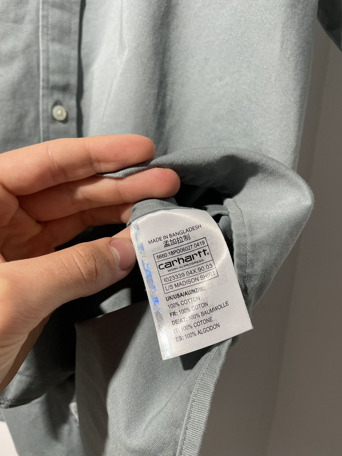 Carhartt × Vintage CARHARTT WIP MADISON SHIRT Size US XXL / EU 58 / 5 - 9 Thumbnail