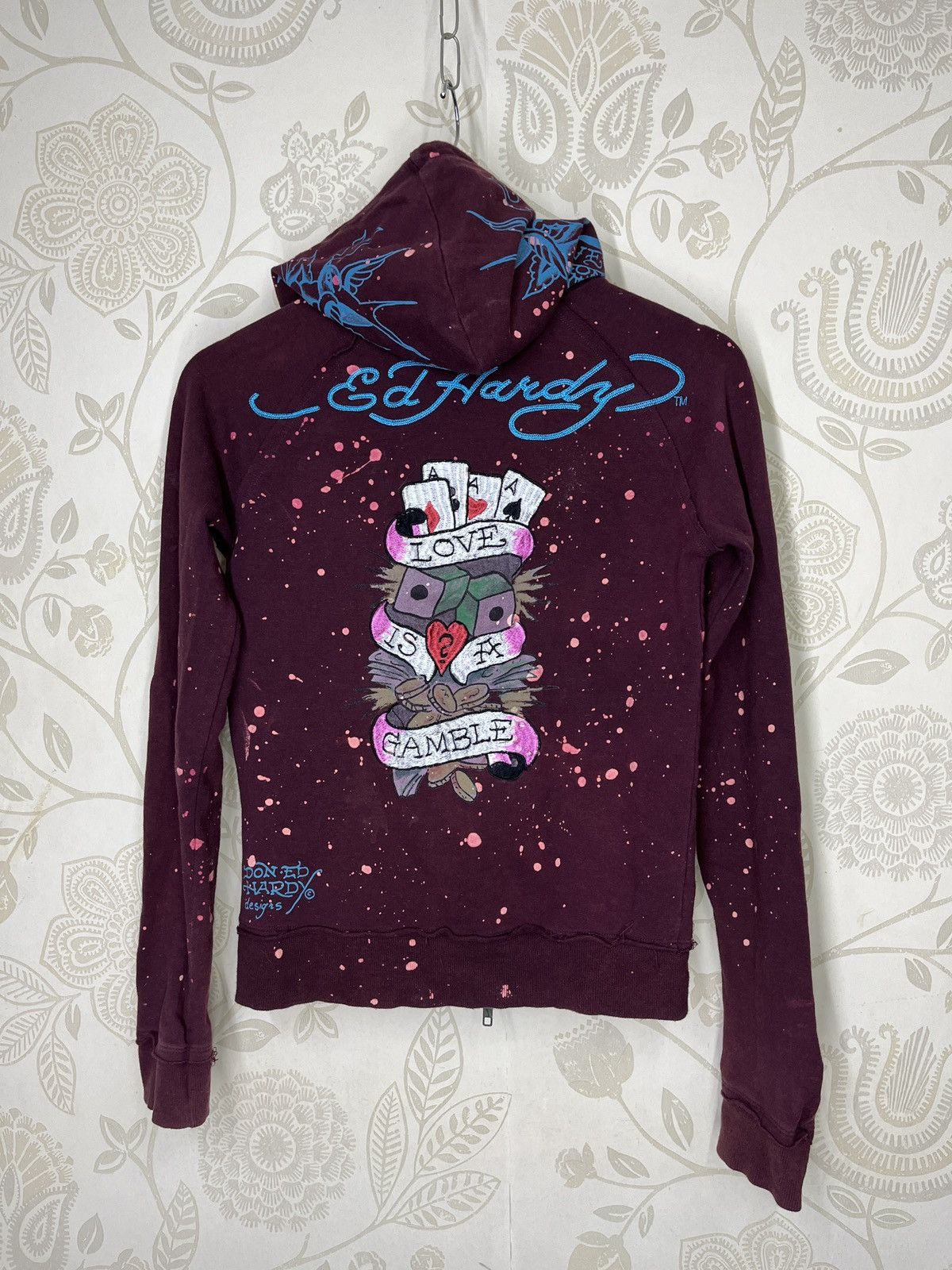 Christian Audigier × Ed Hardy × Vintage Ed Hardy Love Is A Gamble By Christian Audigier Size US S / EU 44-46 / 1 - 22 Thumbnail