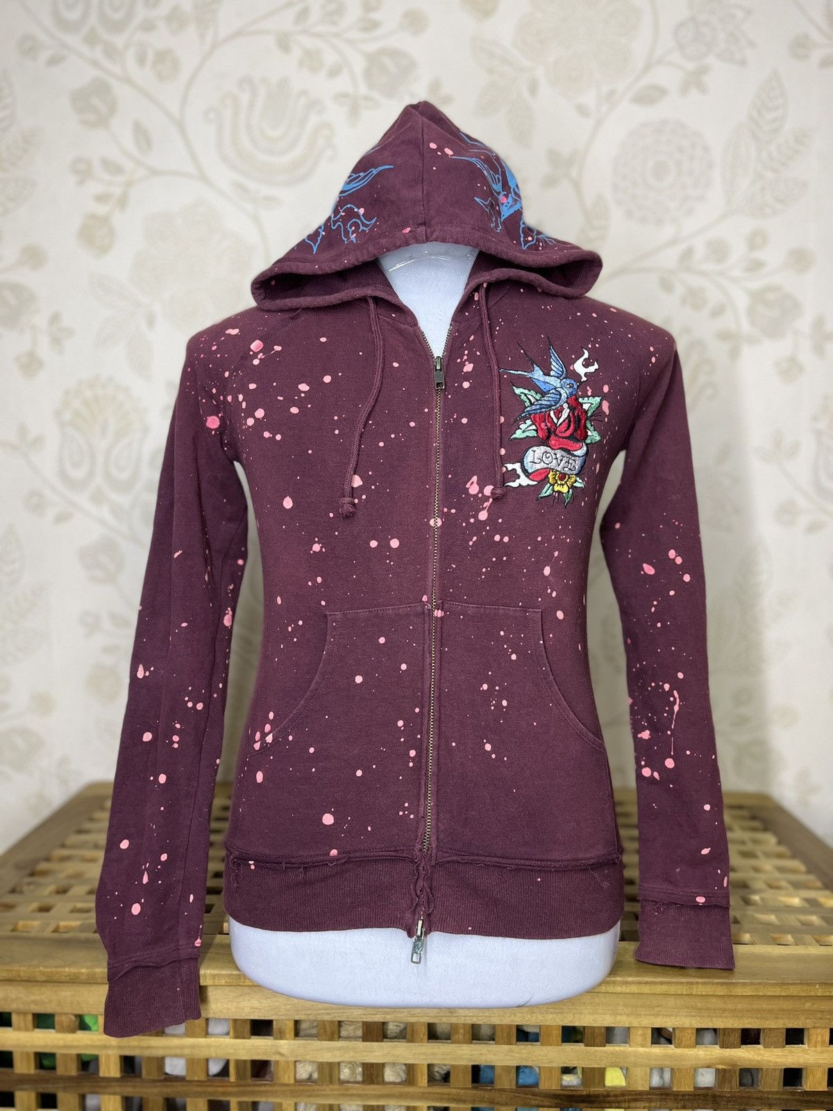 Christian Audigier × Ed Hardy × Vintage Ed Hardy Love Is A Gamble By Christian Audigier Size US S / EU 44-46 / 1 - 2 Thumbnail