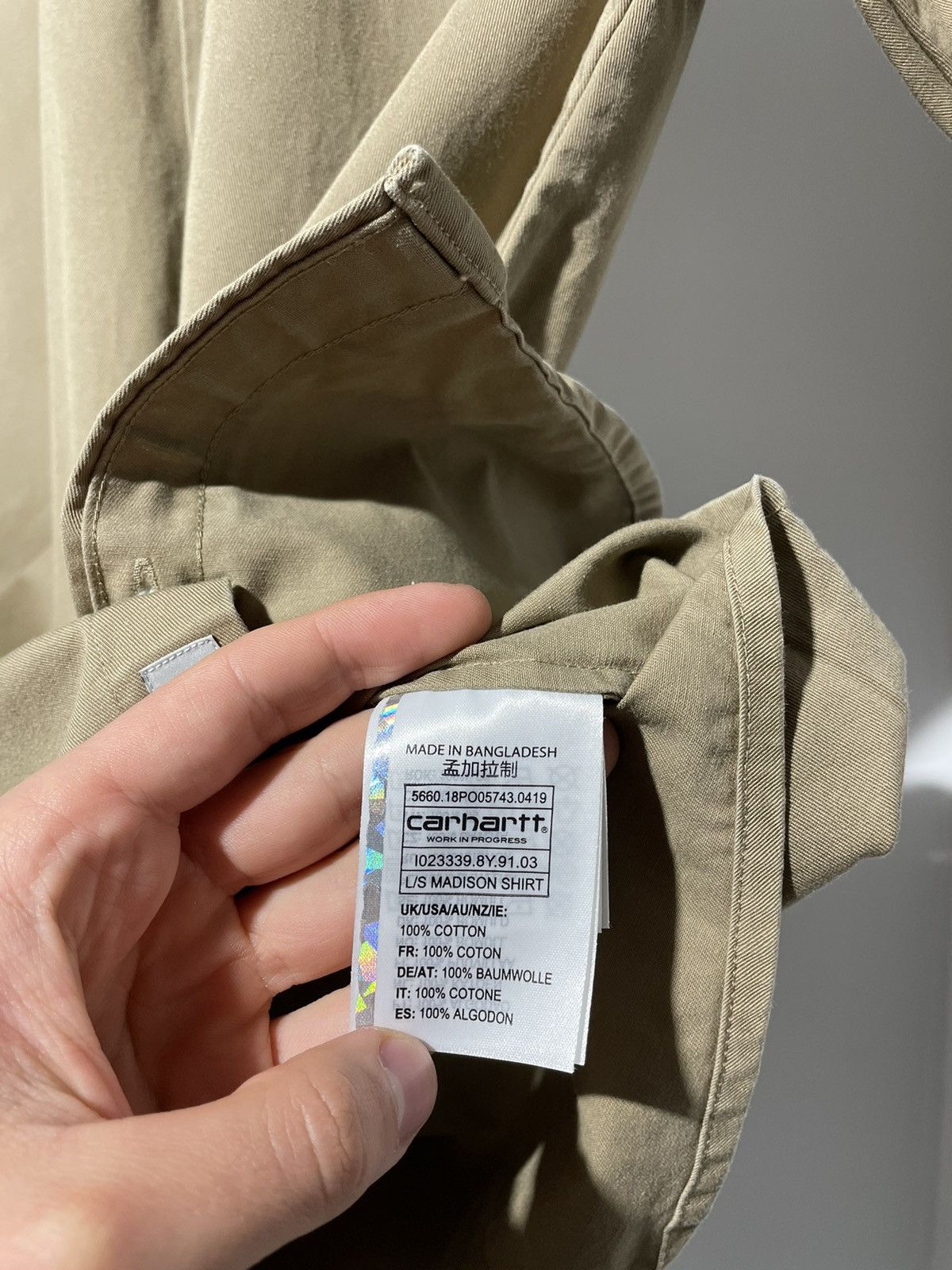 Carhartt × Vintage CARHARTT WIP MADISON SHIRT Size US M / EU 48-50 / 2 - 9 Thumbnail