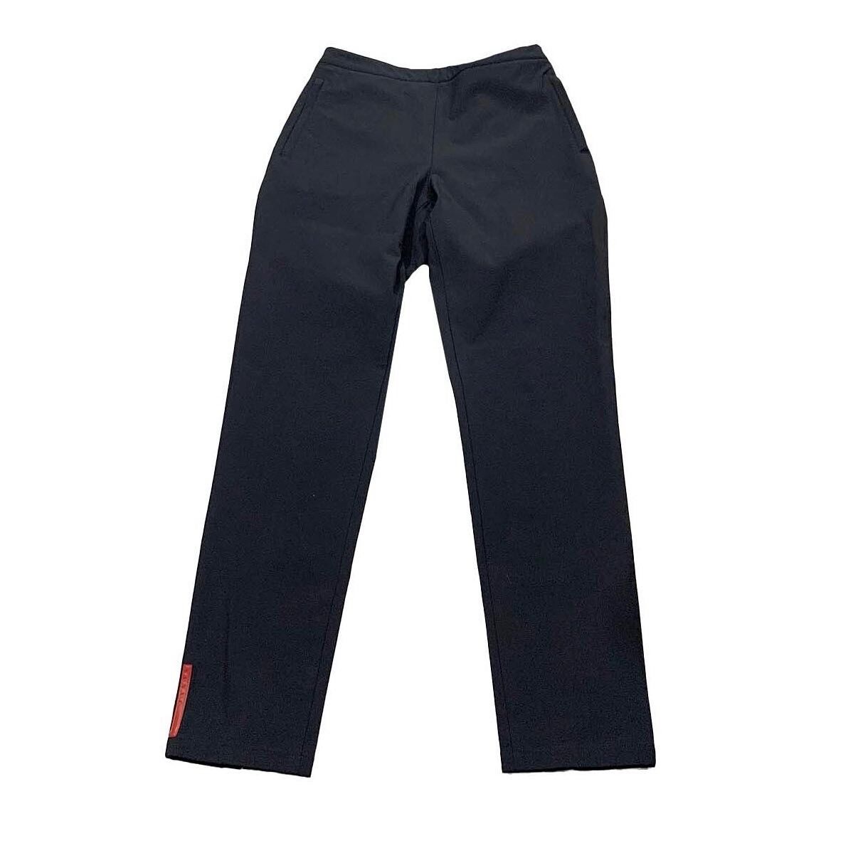Pre-owned Prada Sport Red Tab Utility Pants In Blue