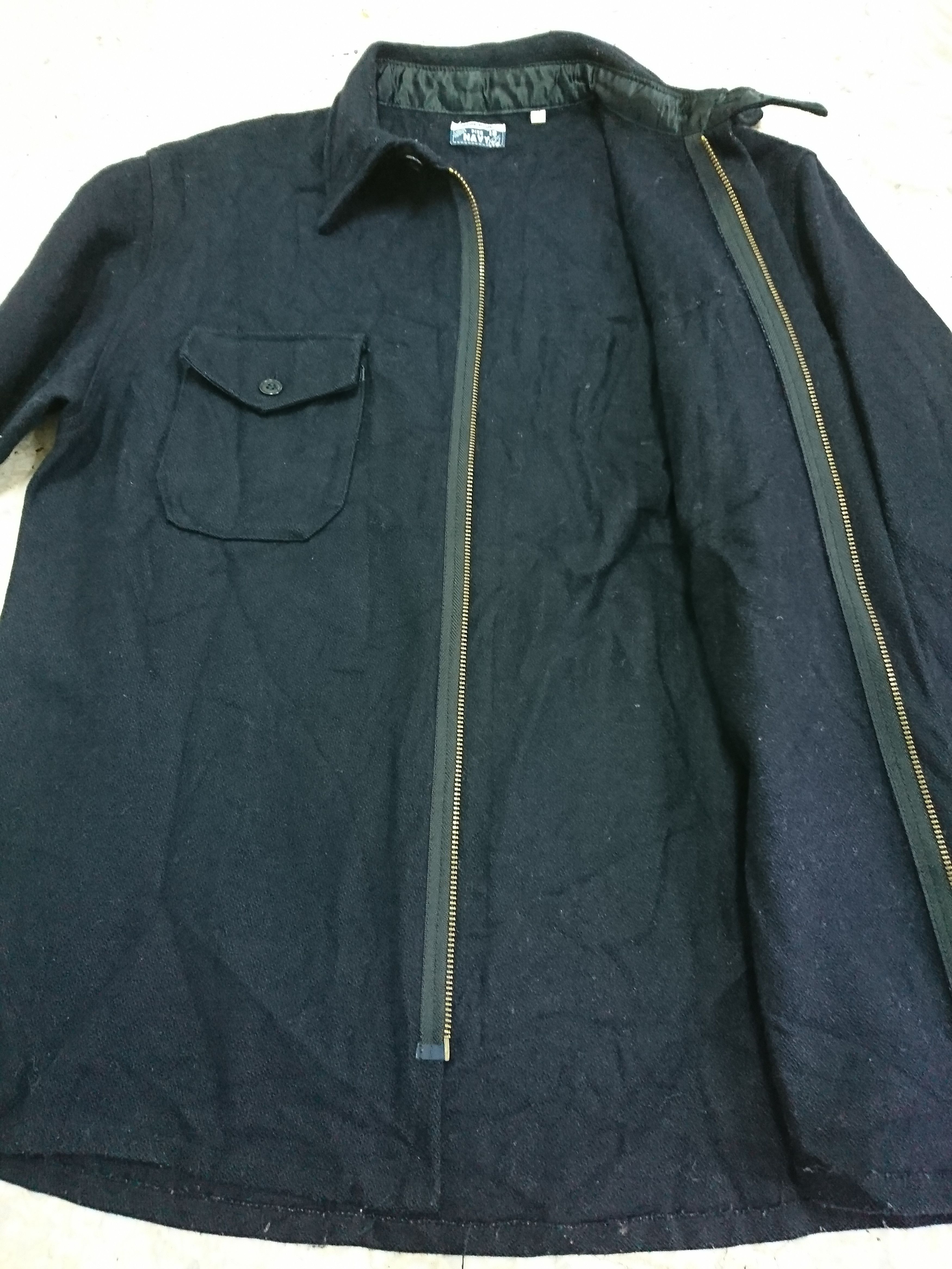 Blue Blue Japan Blue Blue Zipper Wool Shirt Size US M / EU 48-50 / 2 - 6 Thumbnail