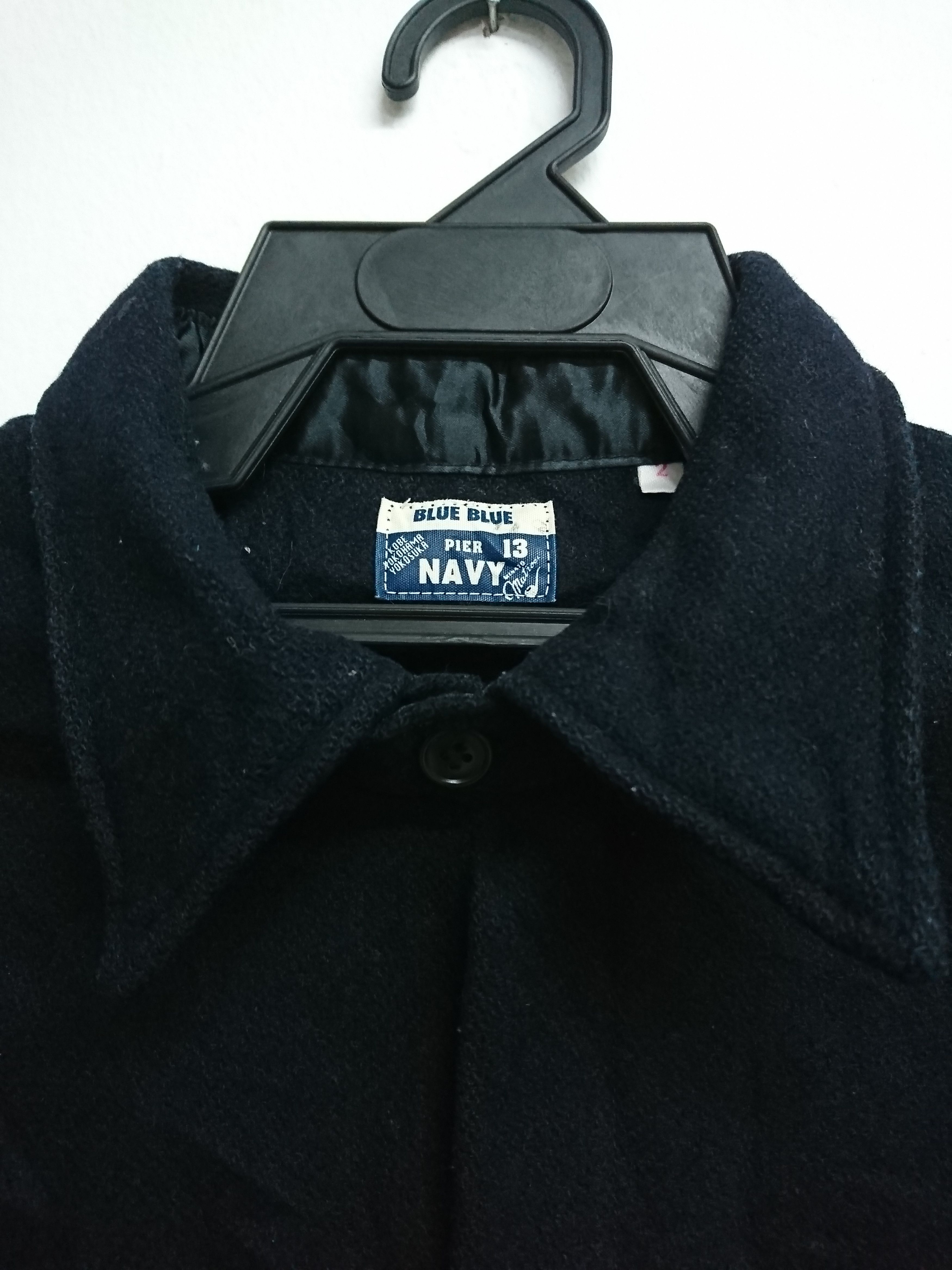 Blue Blue Japan Blue Blue Zipper Wool Shirt Size US M / EU 48-50 / 2 - 3 Thumbnail
