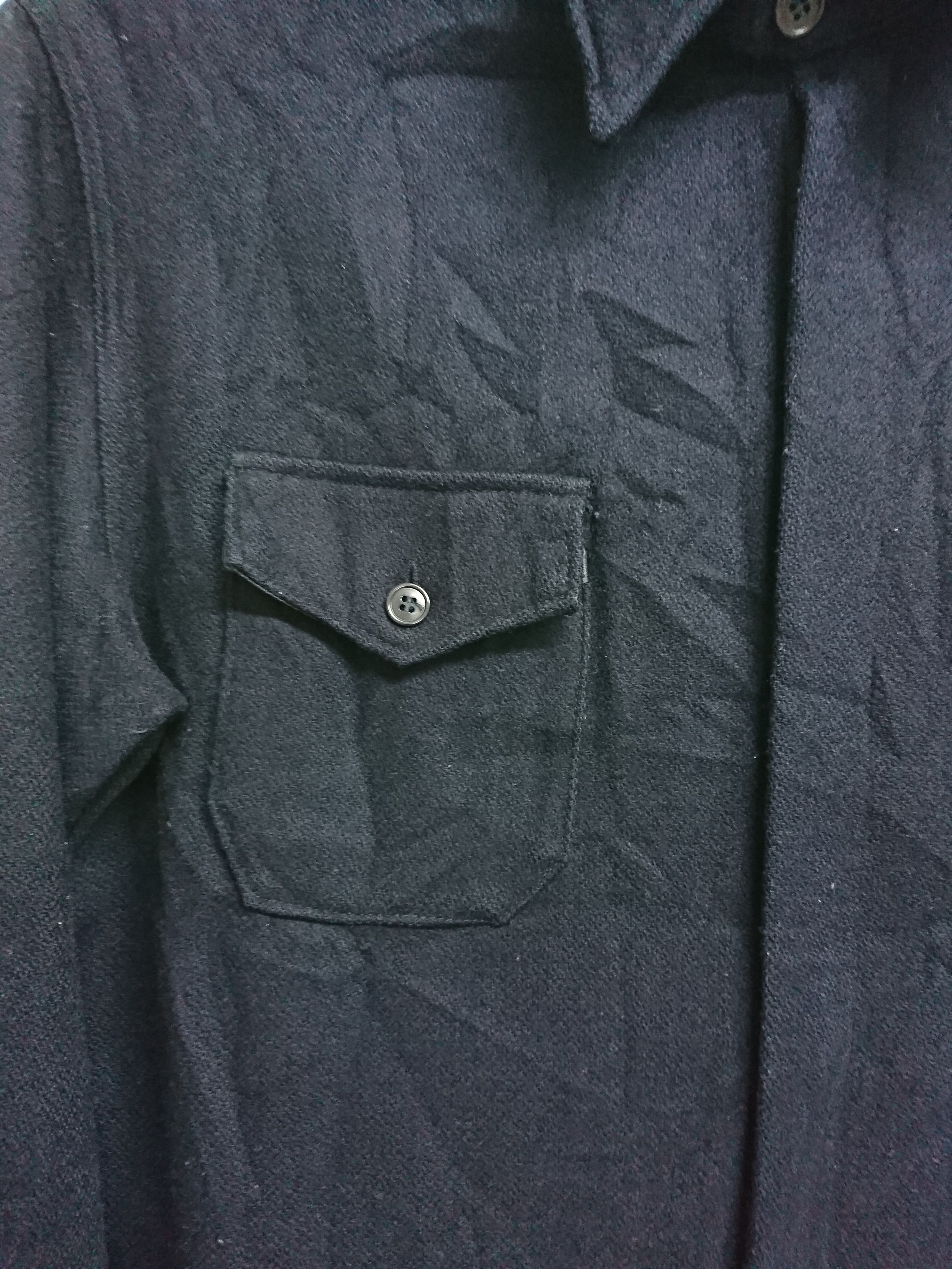 Blue Blue Japan Blue Blue Zipper Wool Shirt Size US M / EU 48-50 / 2 - 2 Thumbnail
