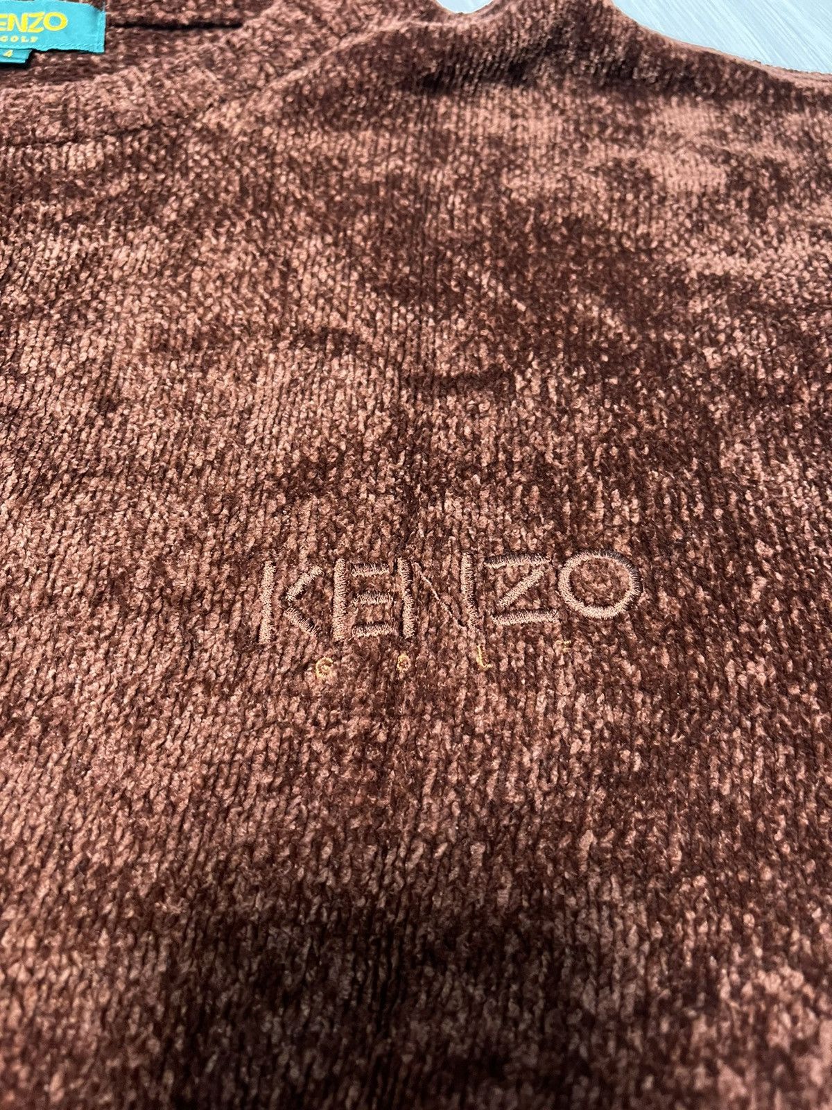 Kenzo × Vintage Vintage Kenzo Golf Knitwear Sweatshirt Size US L / EU 52-54 / 3 - 3 Thumbnail