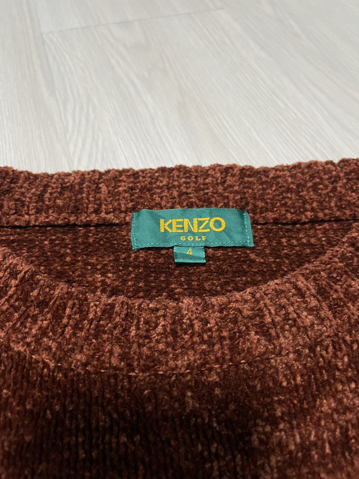 Kenzo × Vintage Vintage Kenzo Golf Knitwear Sweatshirt Size US L / EU 52-54 / 3 - 6 Thumbnail
