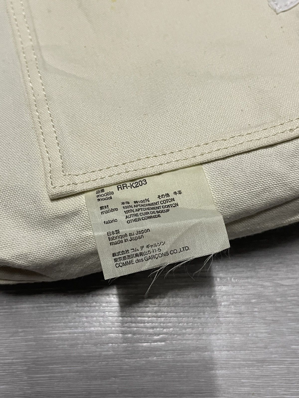 Comme des Garcons × Comme des Garcons Homme × Vintage Vintage Comme Des Garçons Small Tote Bag Size ONE SIZE - 15 Thumbnail
