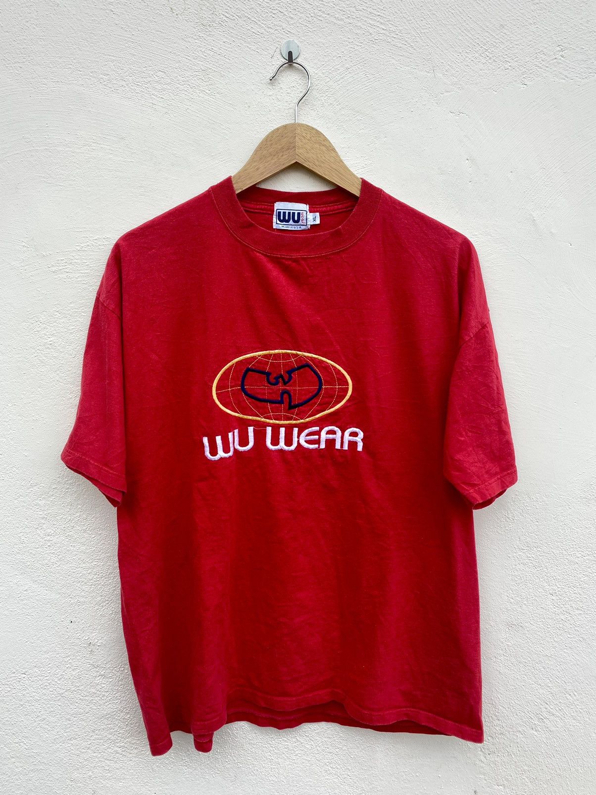 Vintage × Wu-Tang Clan Vintage Wutang Wu Wear Embroidery Tee Size US XL / EU 56 / 4 - 1 Thumbnail
